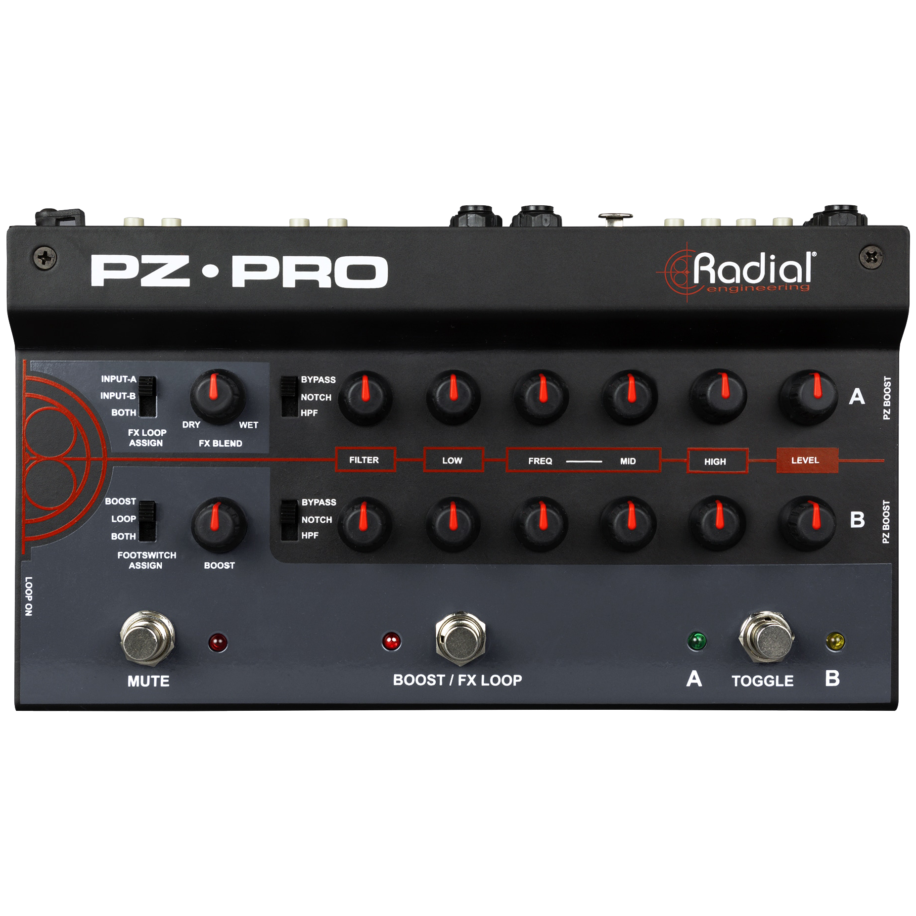 Radial PZ-Pro 2-Channel Acoustic Preamp
