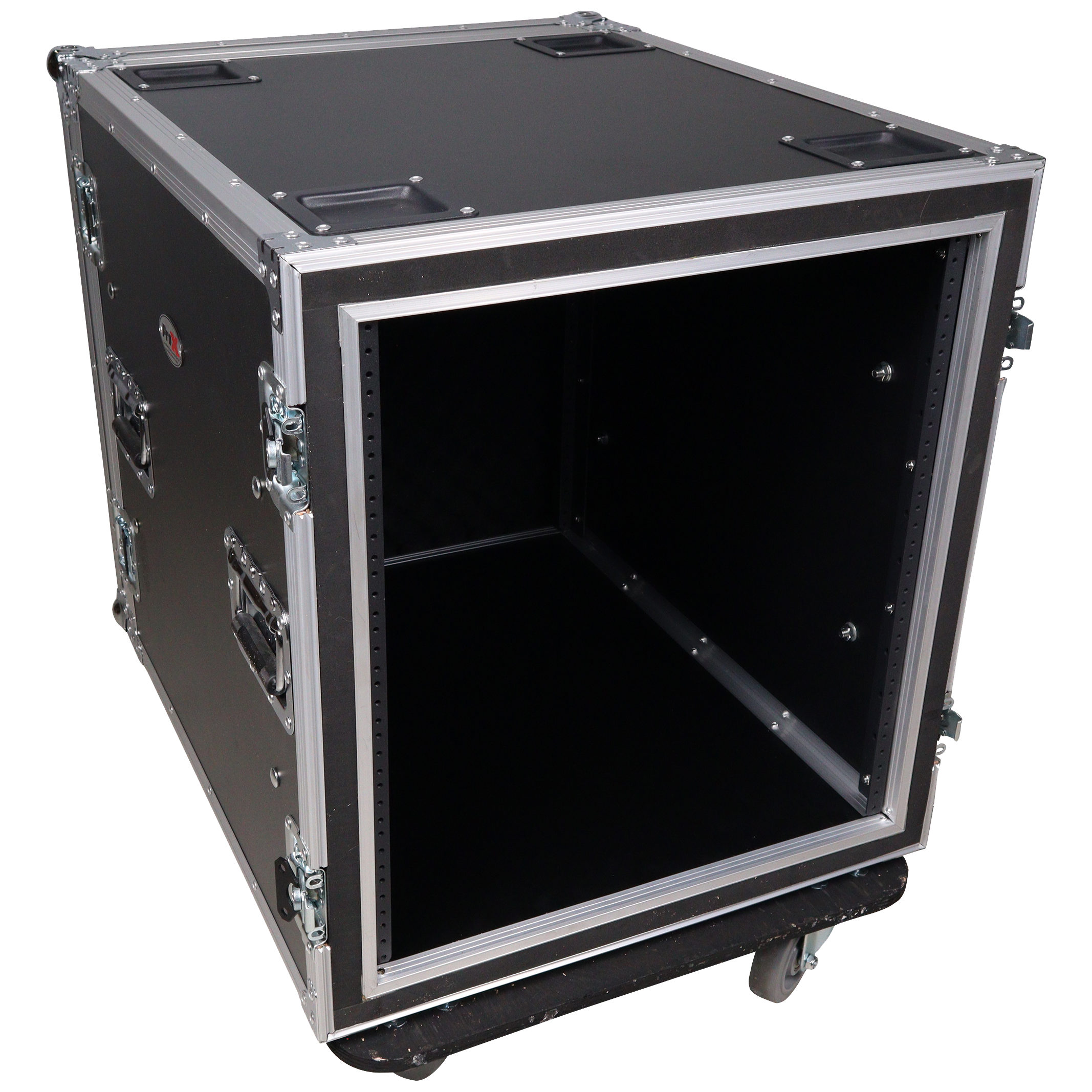 ProX 12U Shockmount 24 Deep Rack with Casters