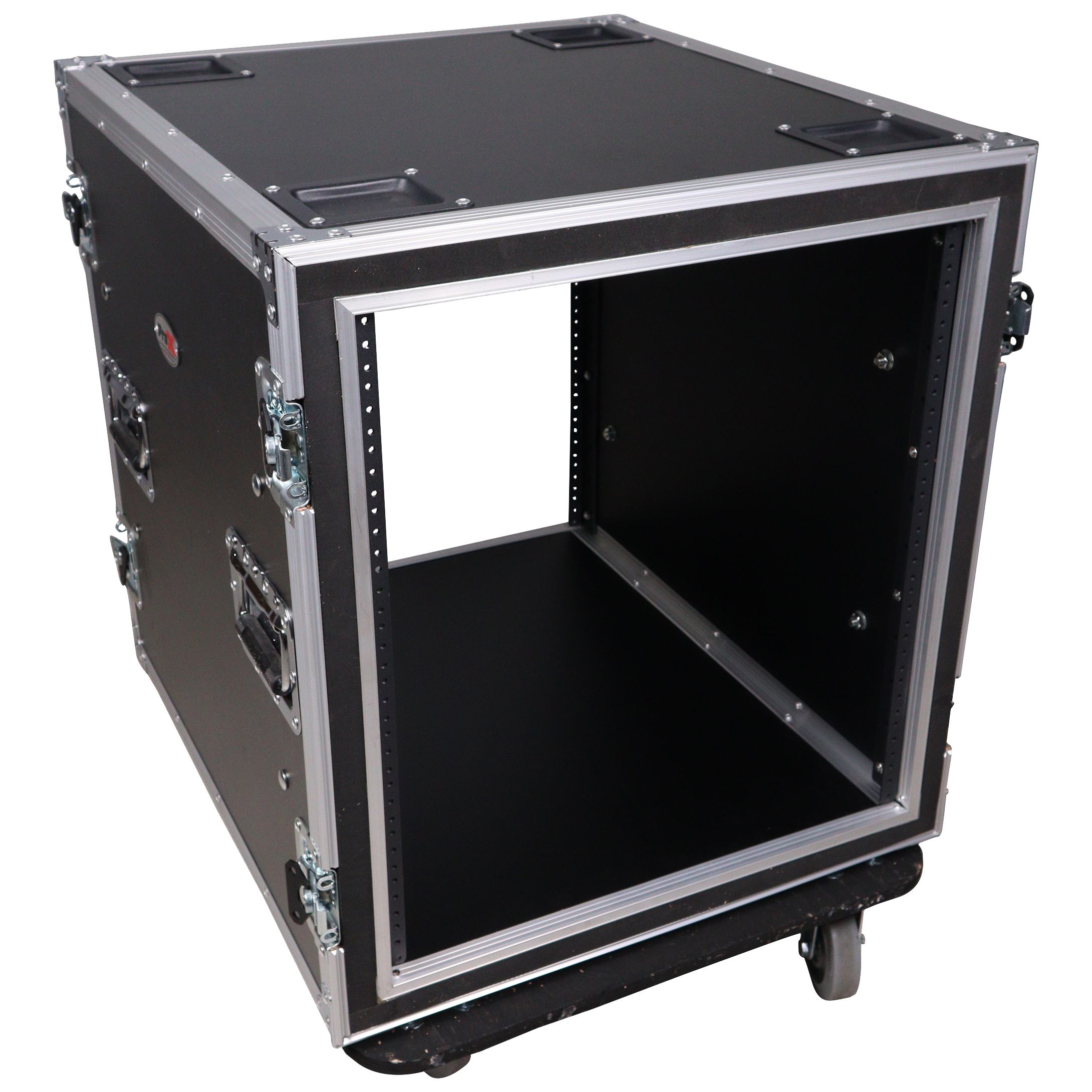 ProX 12U Shockmount 24 Deep Rack with Casters