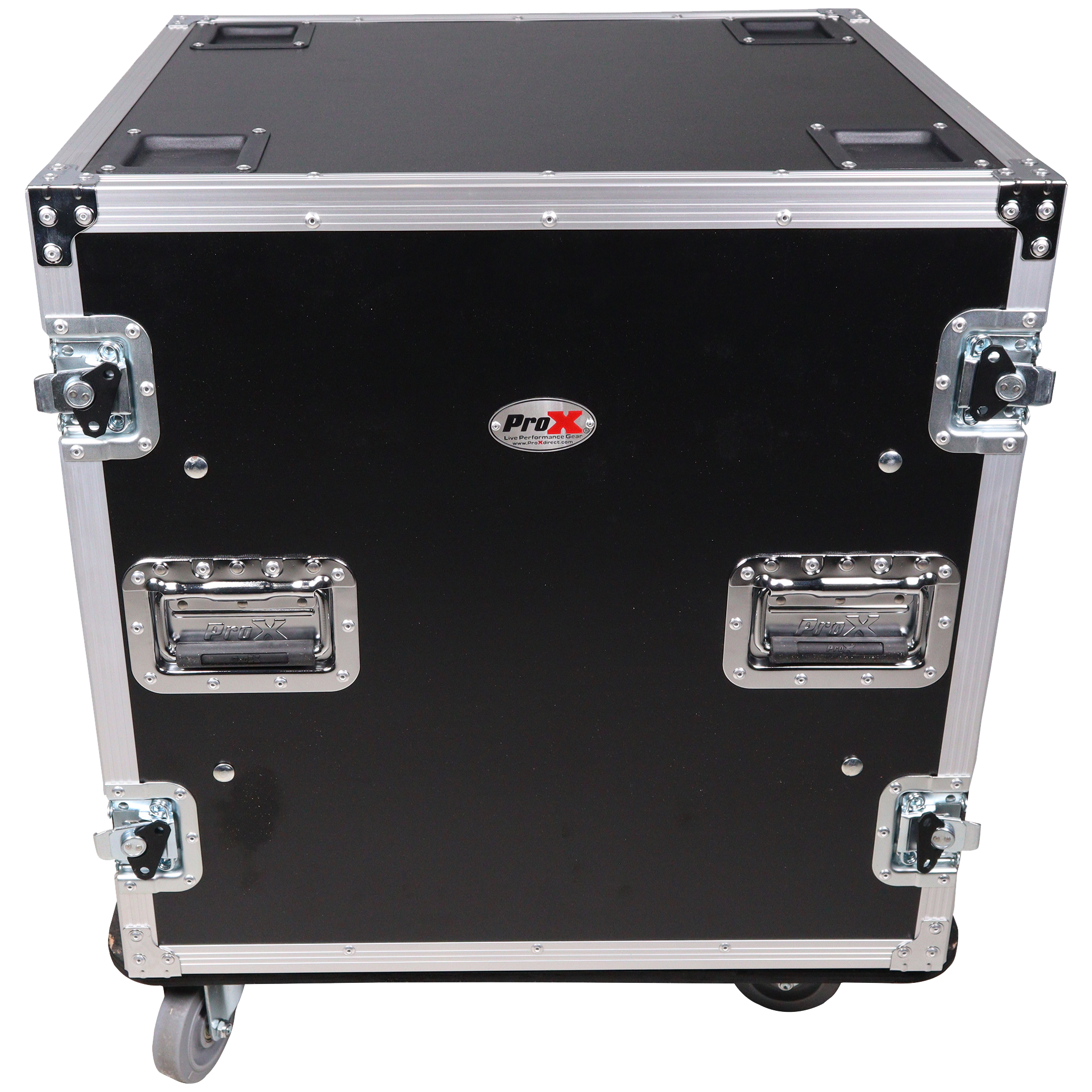 ProX 12U Shockmount 24 Deep Rack with Casters