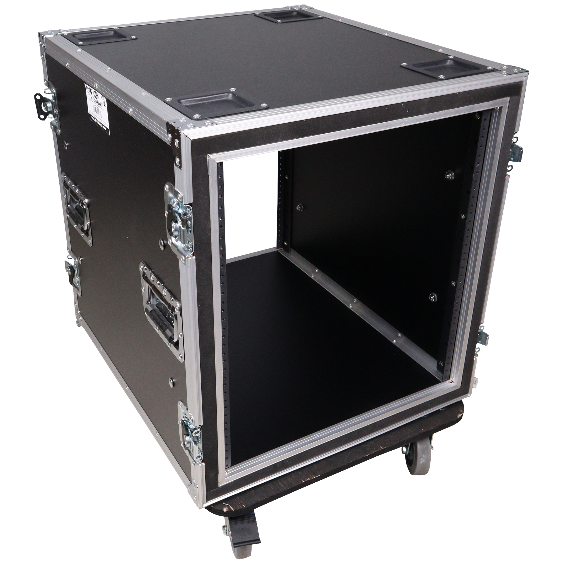 ProX 12U Shockmount 24 Deep Rack with Casters