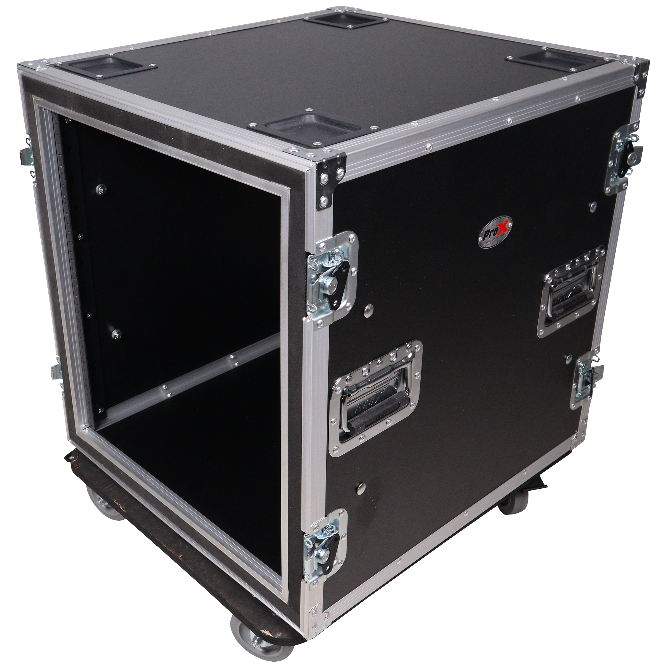 ProX 12U Shockmount 24 Deep Rack with Casters