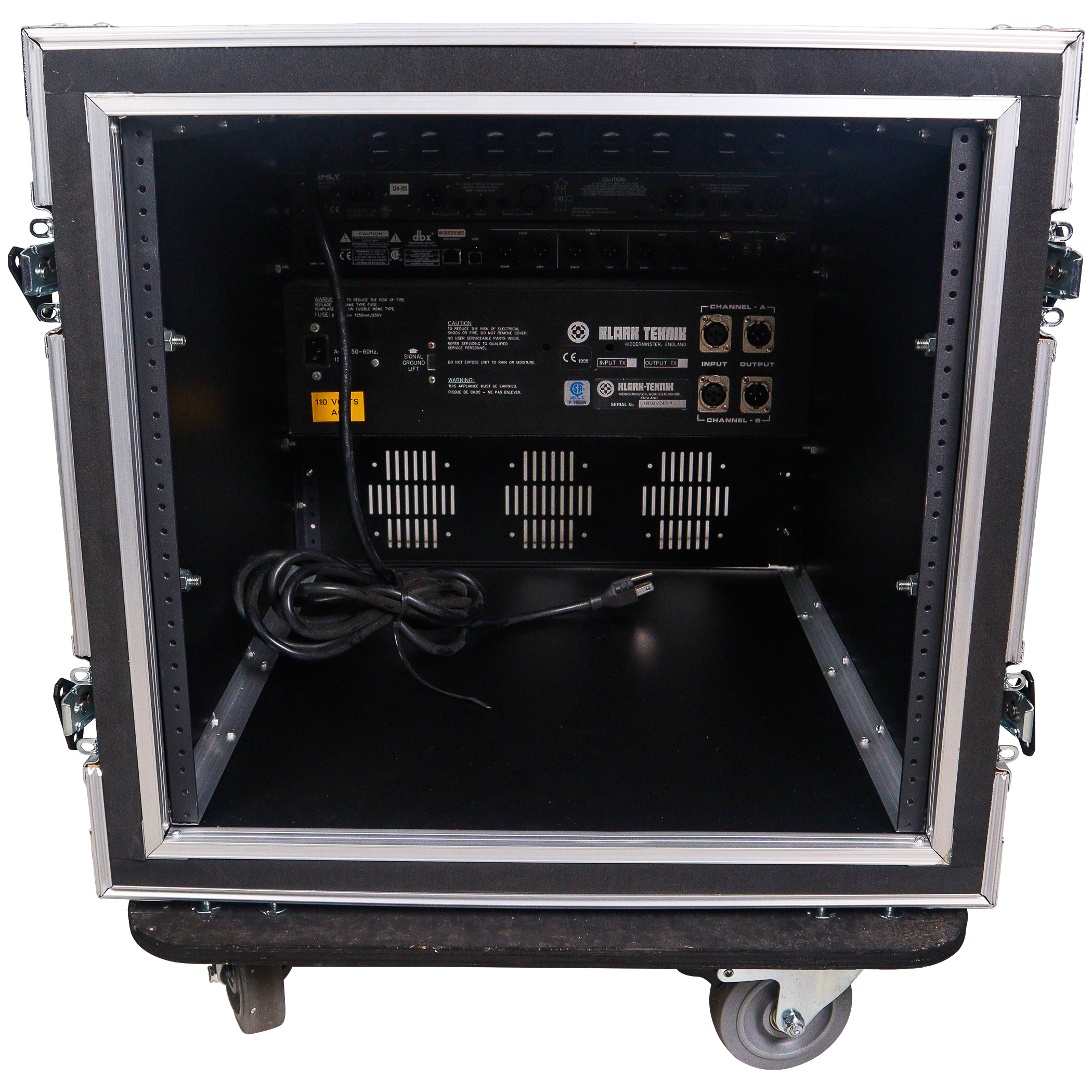 ProX 12U Shockmount 20 Deep Rack with Casters