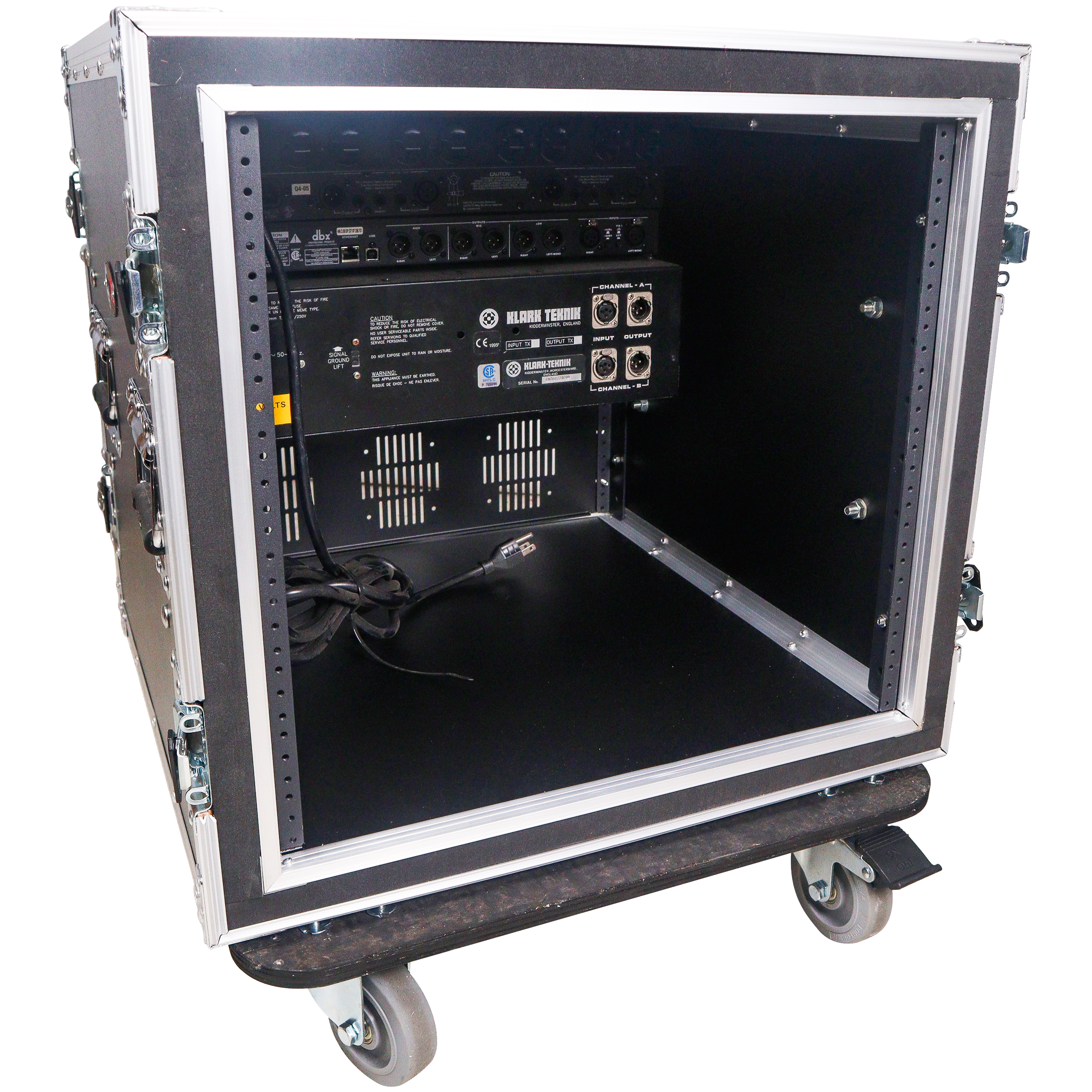 ProX 12U Shockmount 20 Deep Rack with Casters