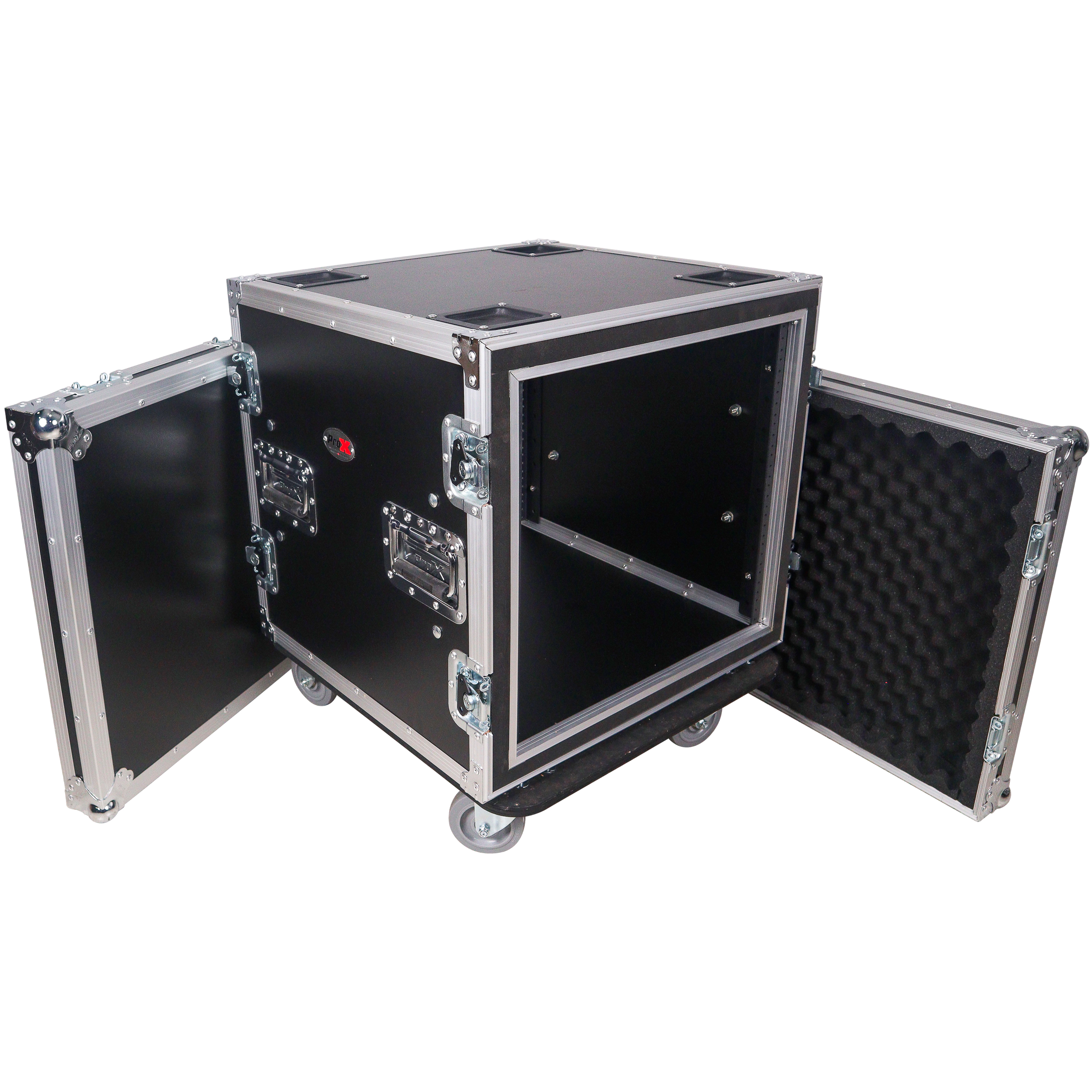ProX 12U Shockmount 20 Deep Rack with Casters