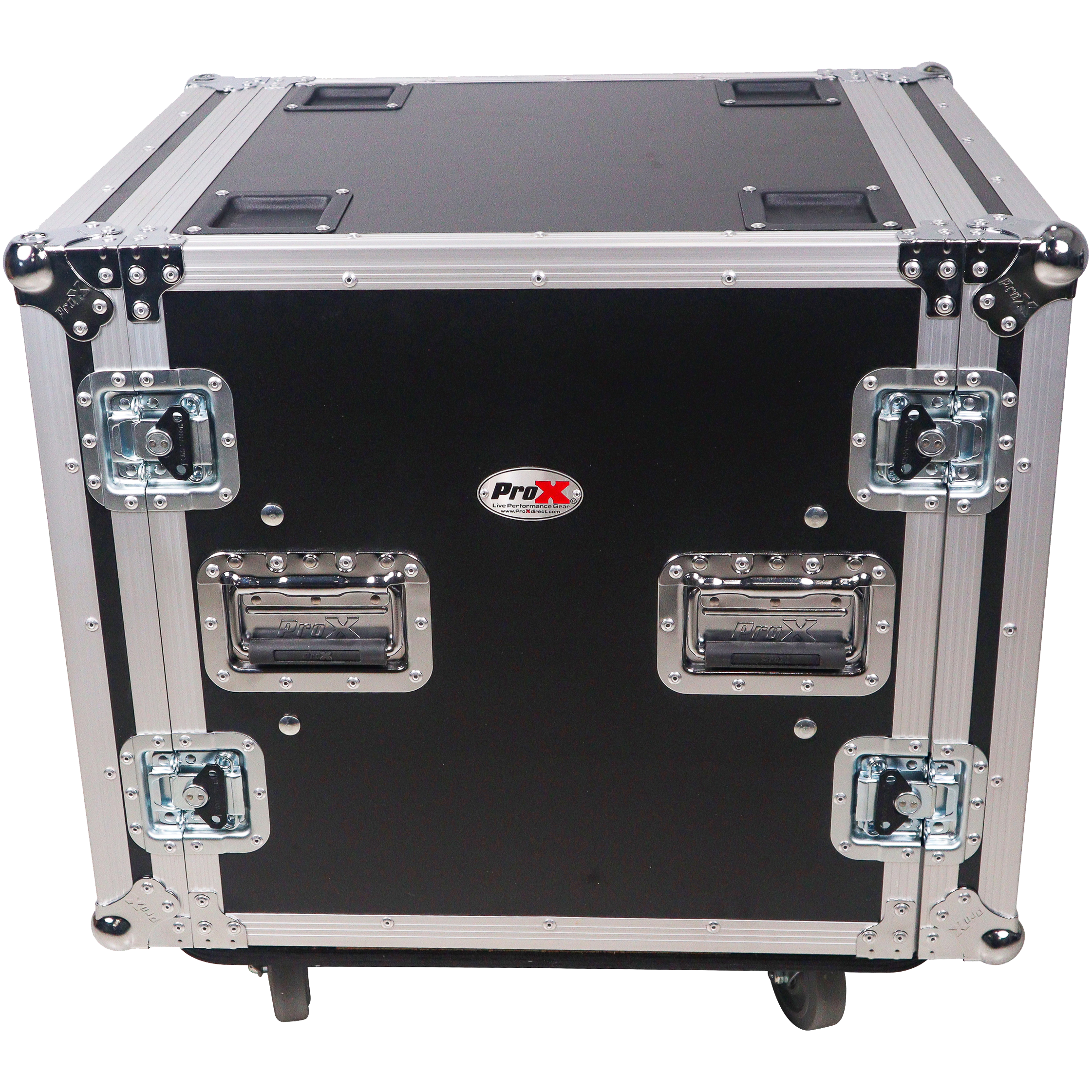 ProX 10U Shockmount 20 Deep Rack with Casters
