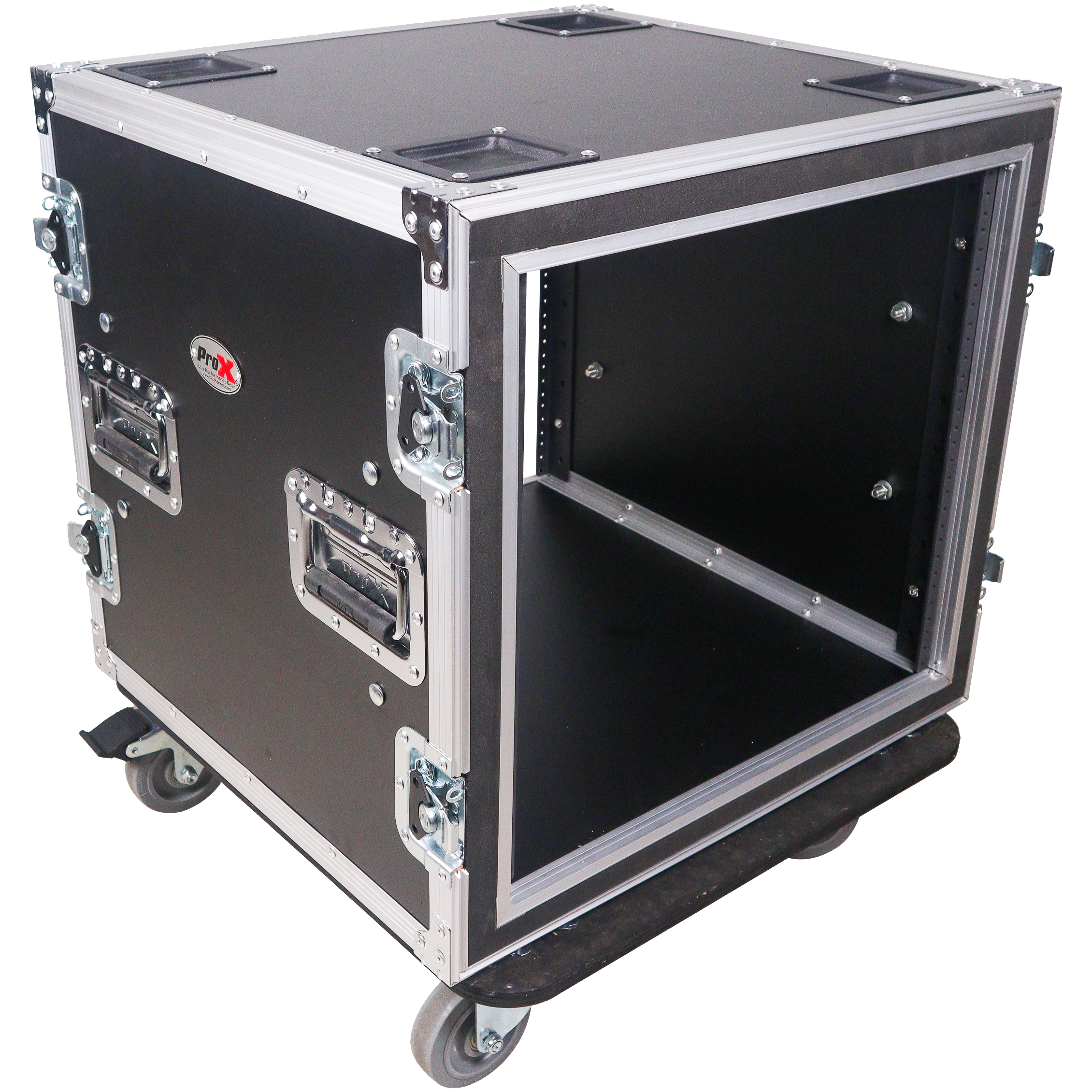 ProX 10U Shockmount 20 Deep Rack with Casters