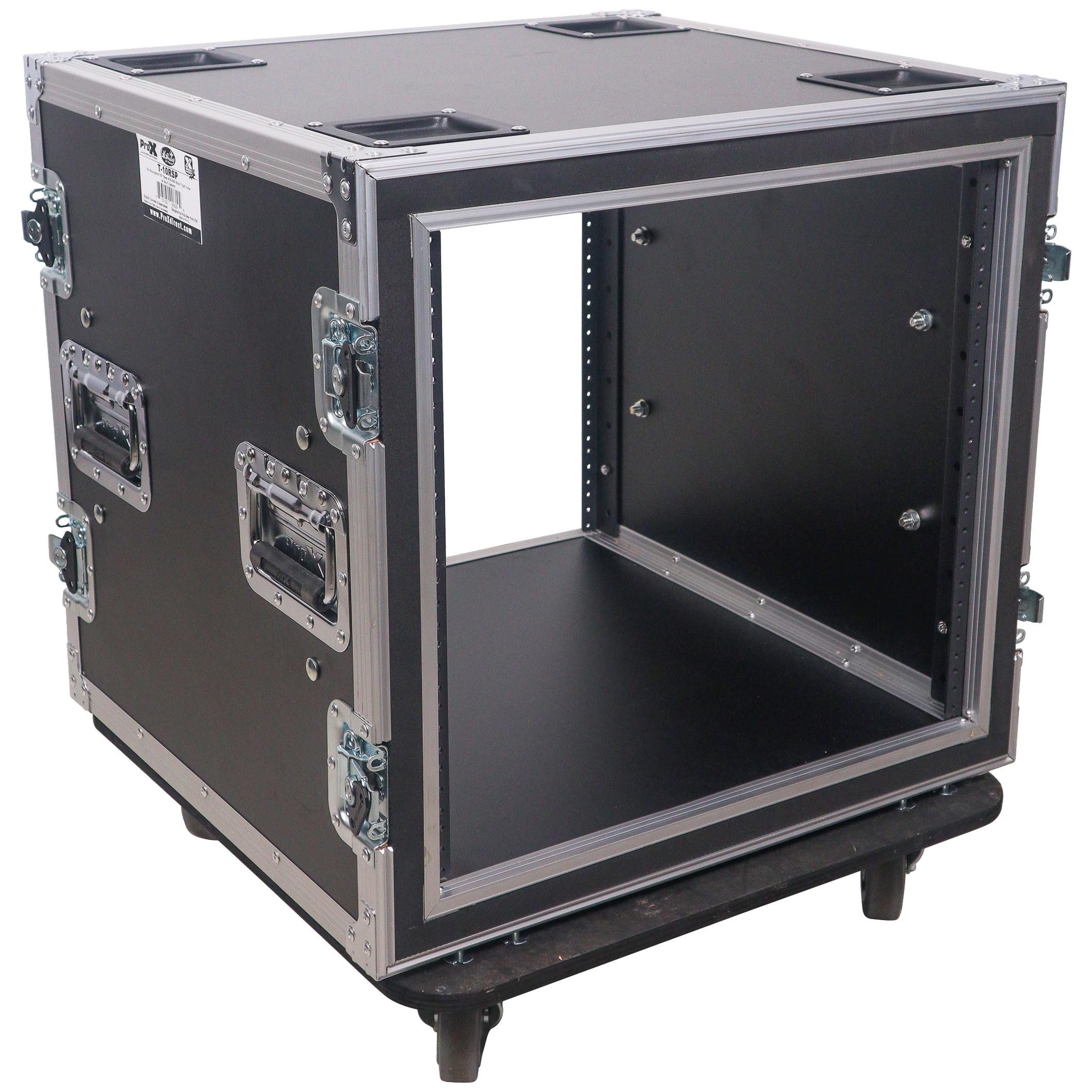 ProX 10U Shockmount 20 Deep Rack with Casters
