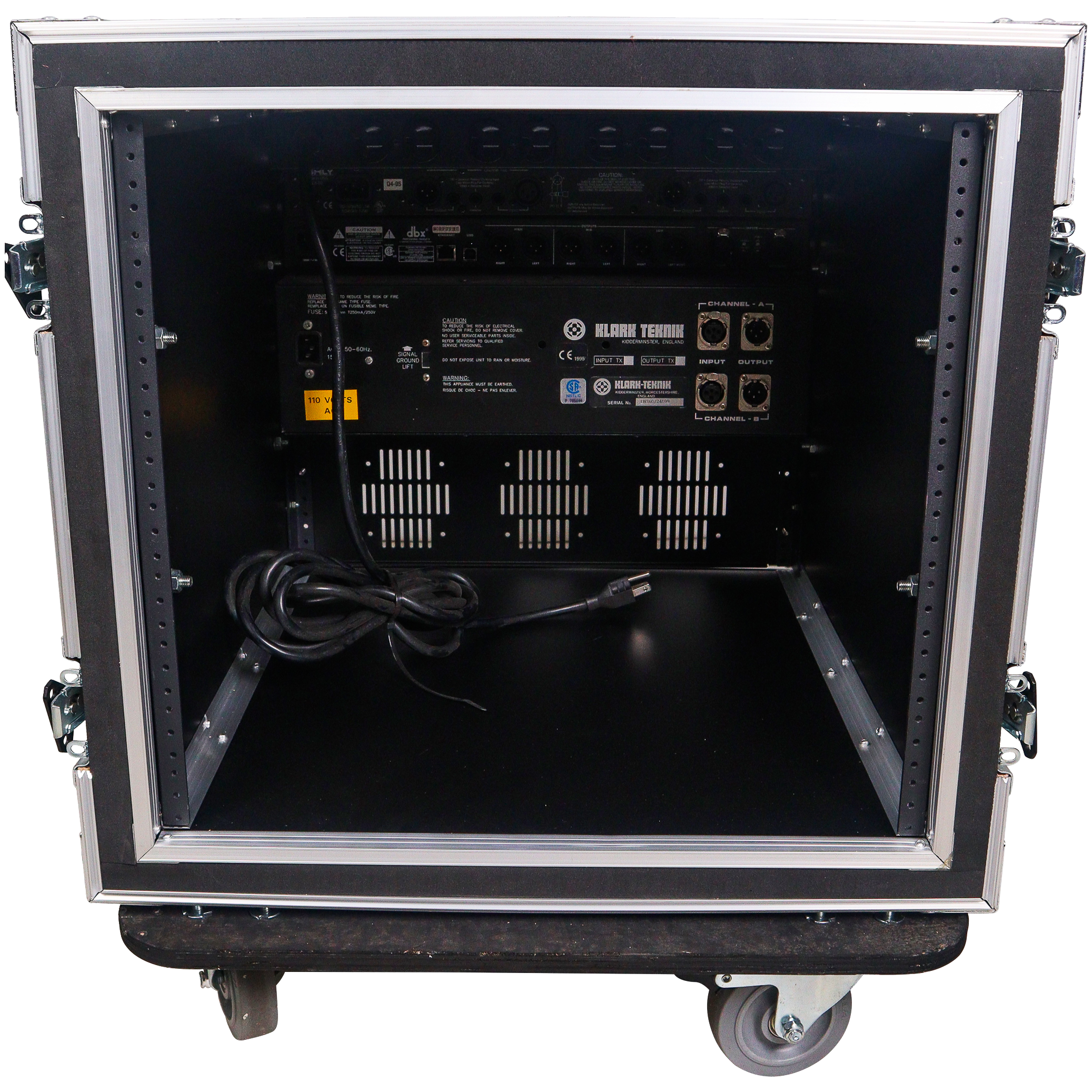 ProX 10U Shockmount 20 Deep Rack with Casters