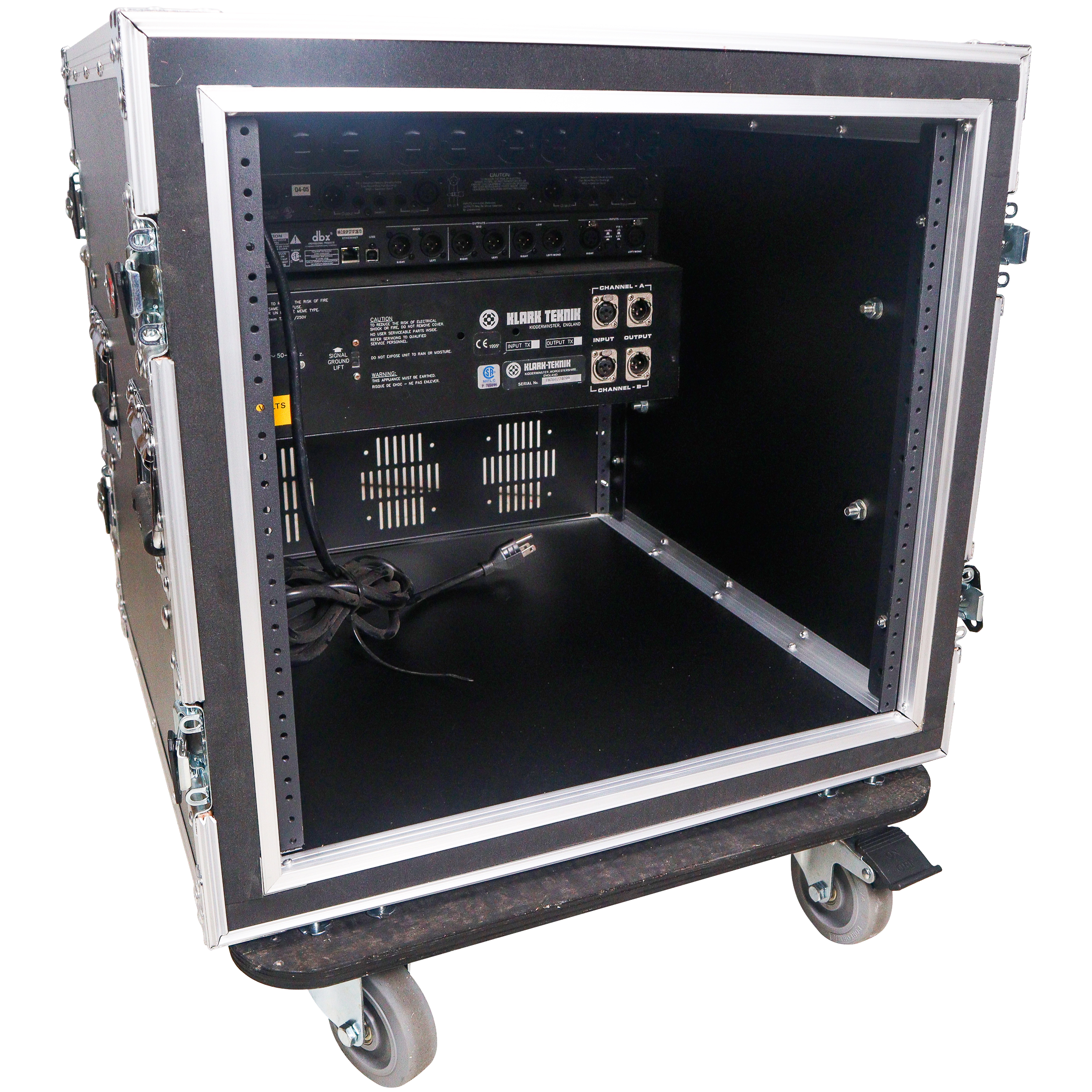 ProX 10U Shockmount 20 Deep Rack with Casters
