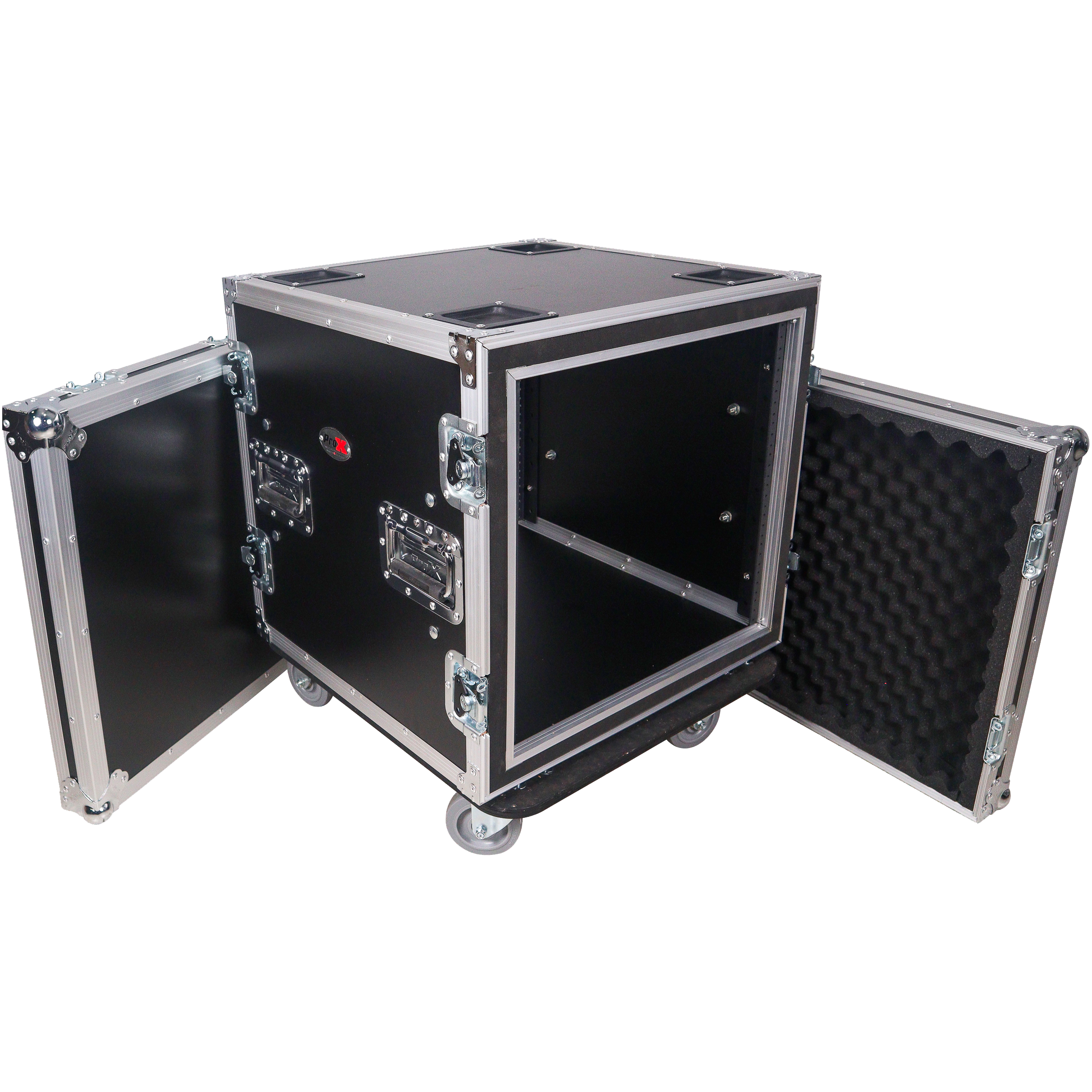 ProX 10U Shockmount 20 Deep Rack with Casters