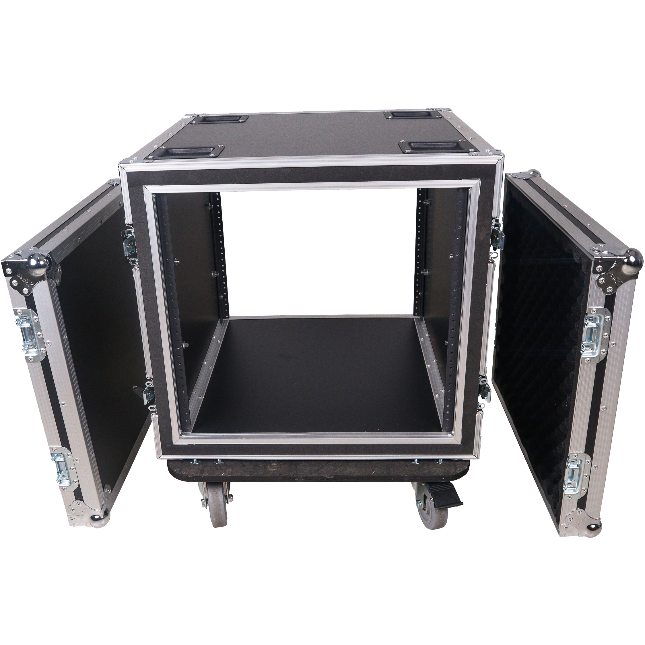 ProX 10U Shockmount 20 Deep Rack with Casters