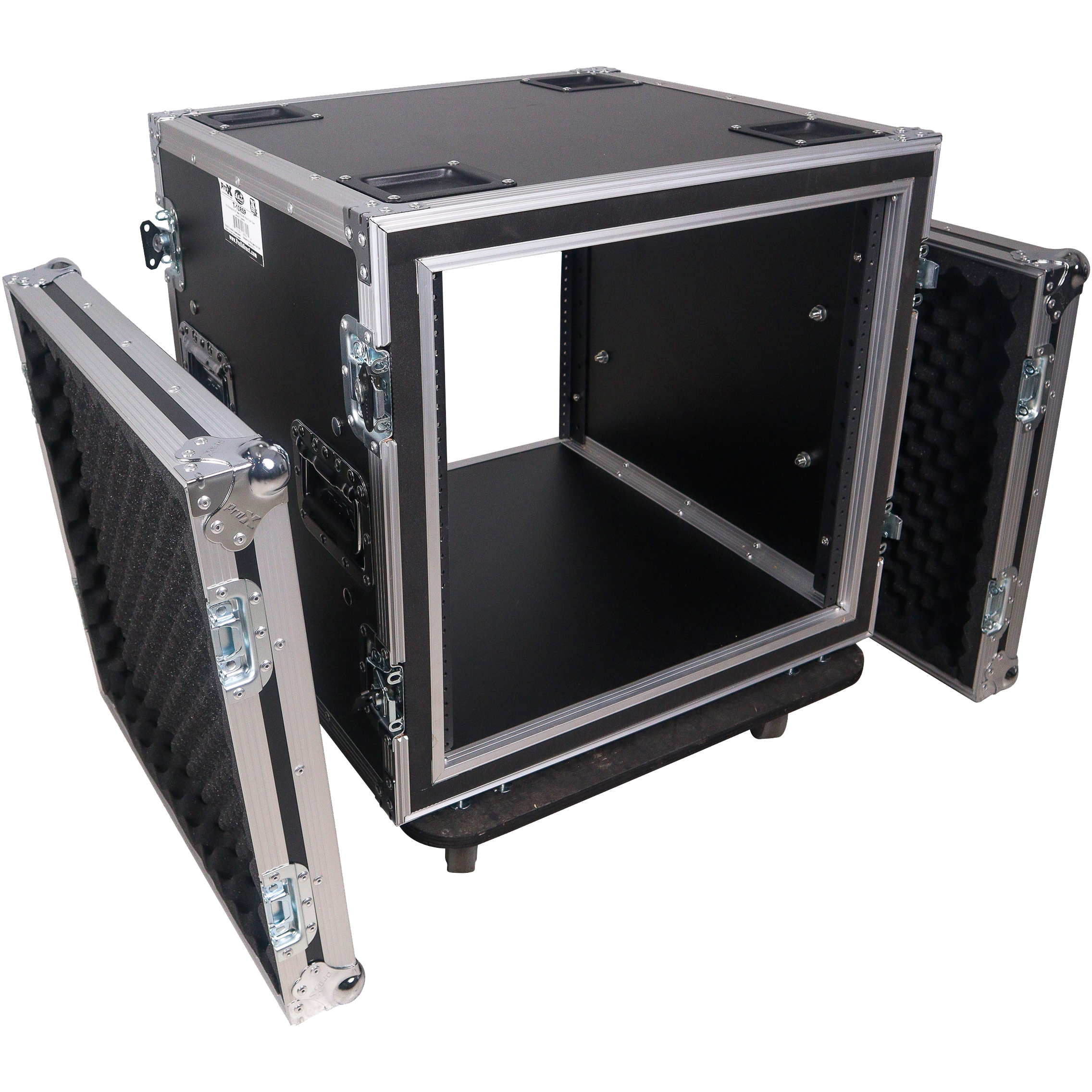 ProX 10U Shockmount 20 Deep Rack with Casters