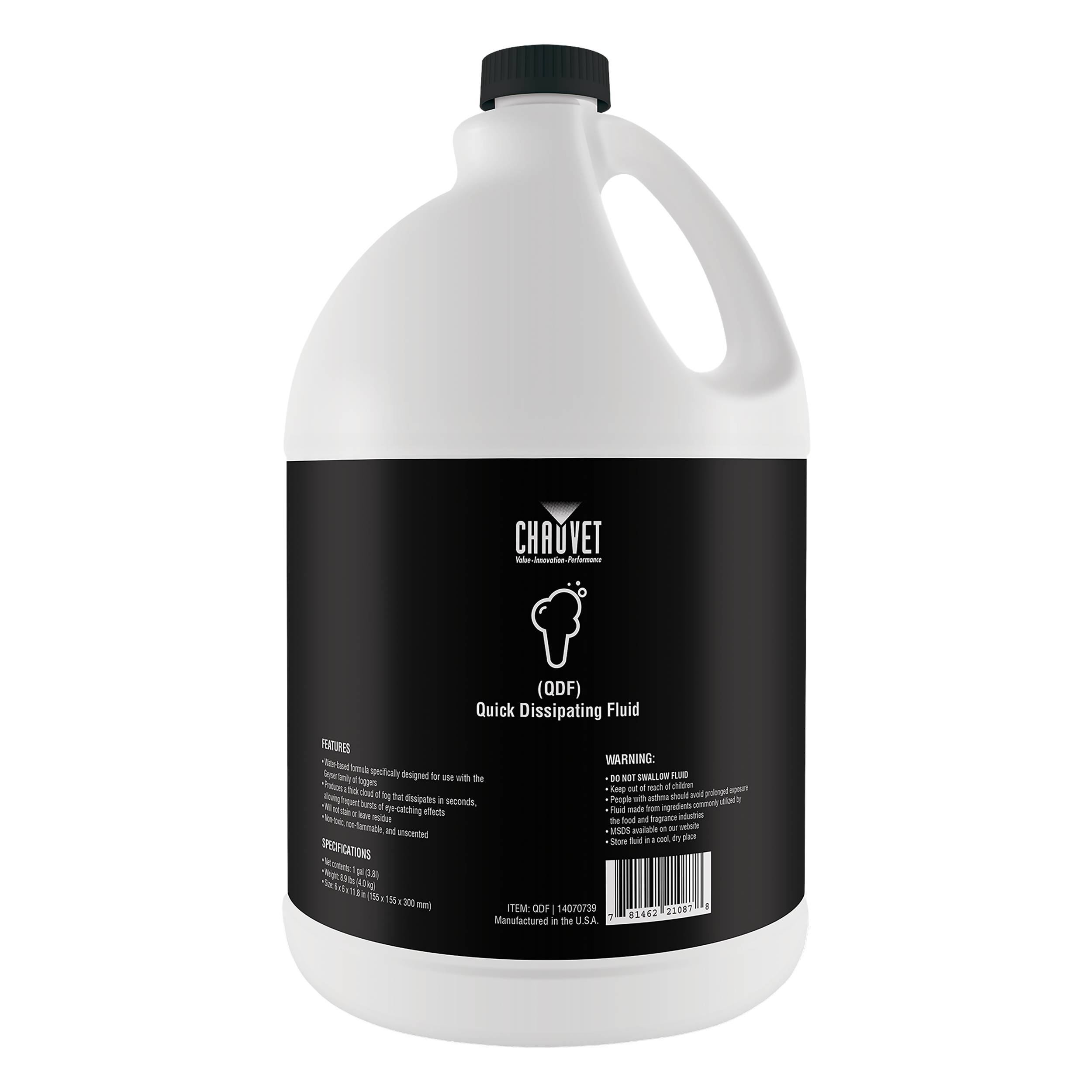 Chauvet Pro Quick Dissipating Fog Fluid Gallon