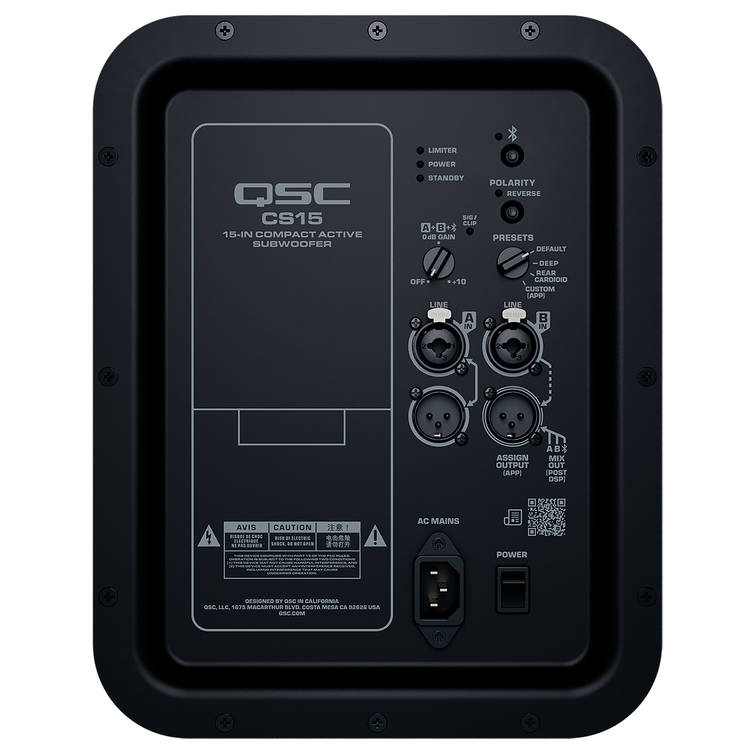 QSC CS15 Active Subwoofer