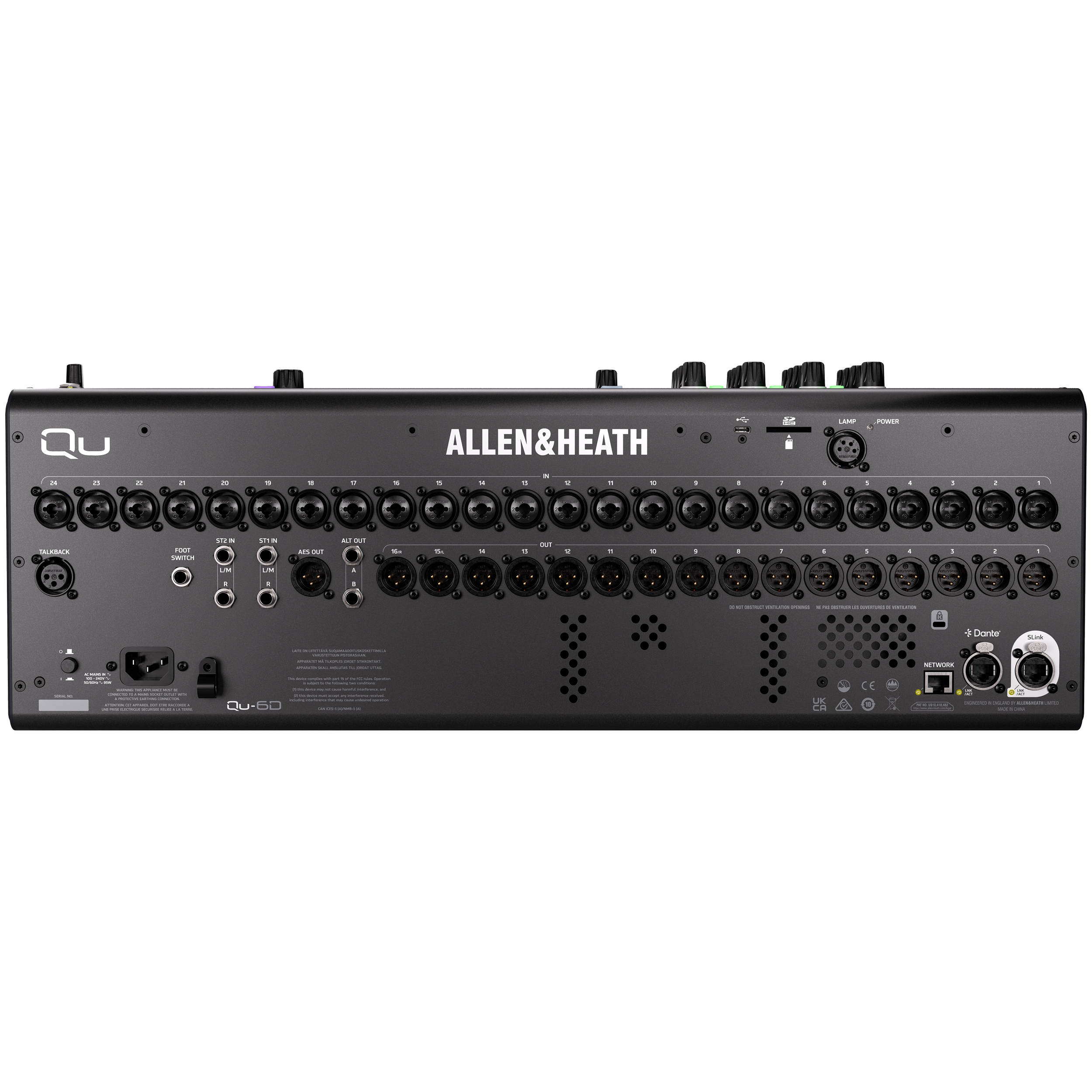 Allen & Heath Qu-6D Mixer