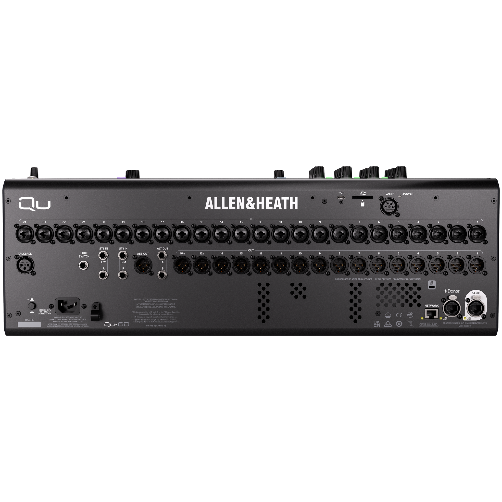 Allen & Heath Qu-6D Mixer
