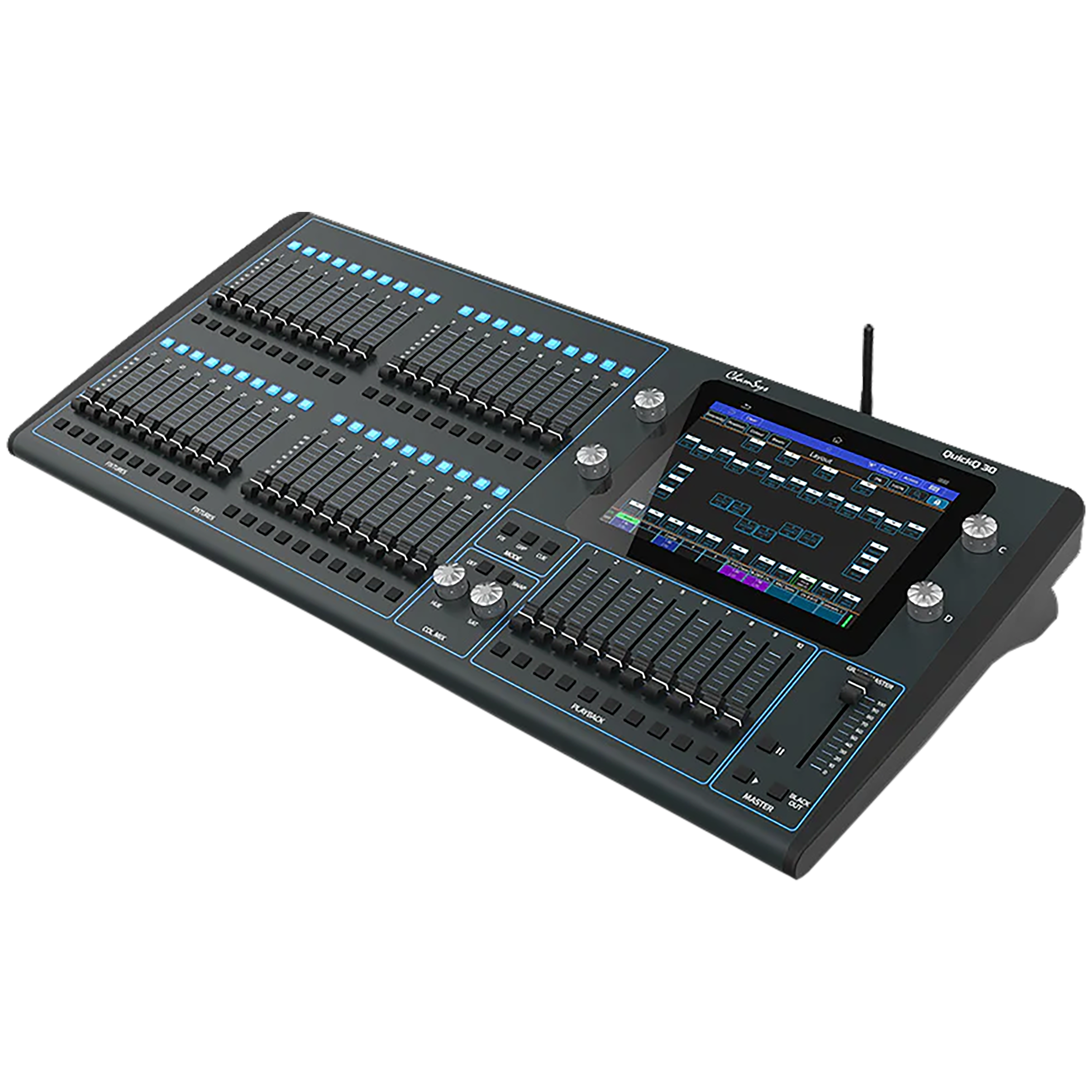 ChamSys QuickQ 30 tourPack with BYFP ipCase
