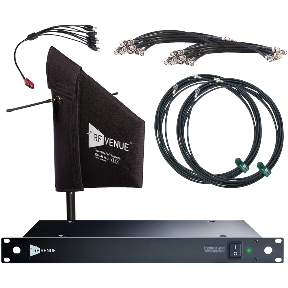 RF Venue 9 Ch Wireless Microphone Upgrade Pack