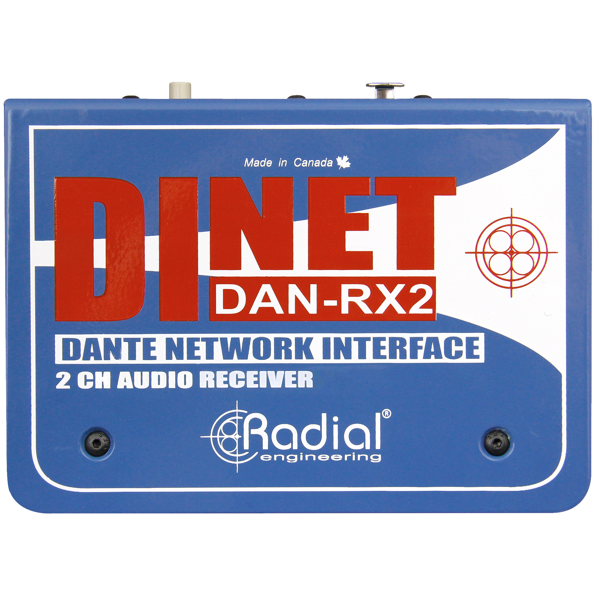 Radial DiNet DAN-RX2 Dante Receiver