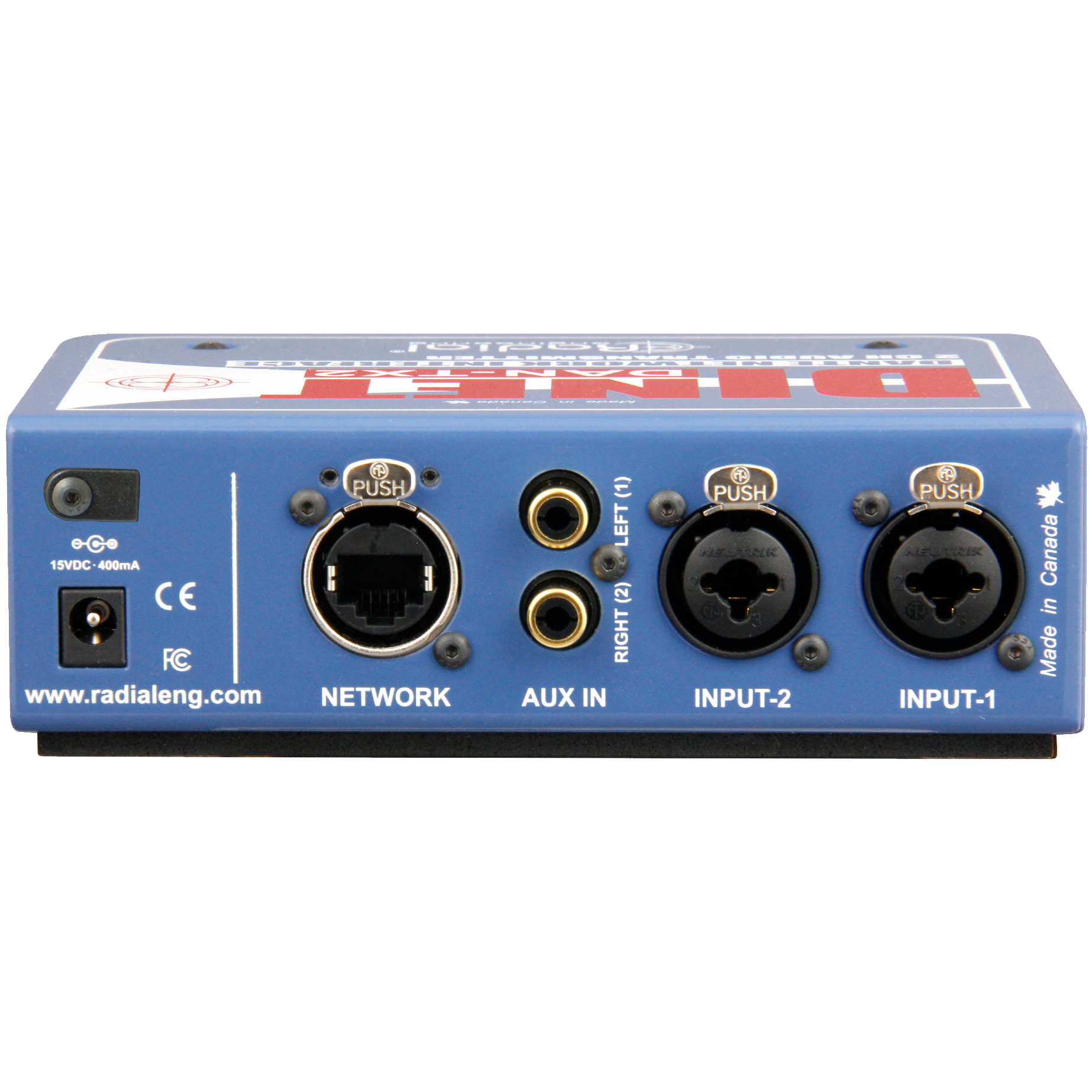 Radial DiNet DAN-TX2 Dante Transmitter