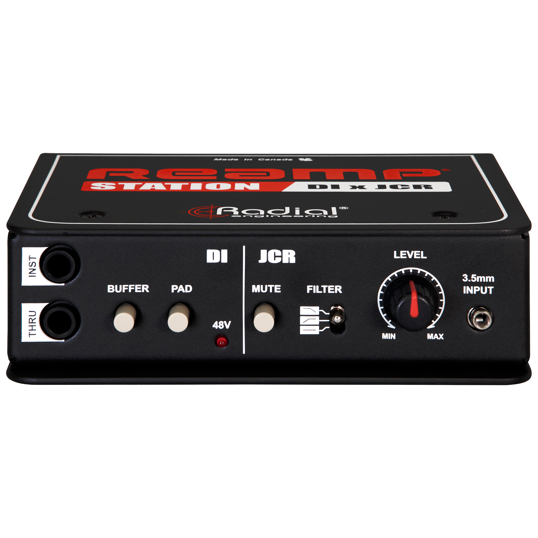 Radial Reamp Station Studio Reamper & Direct Box
