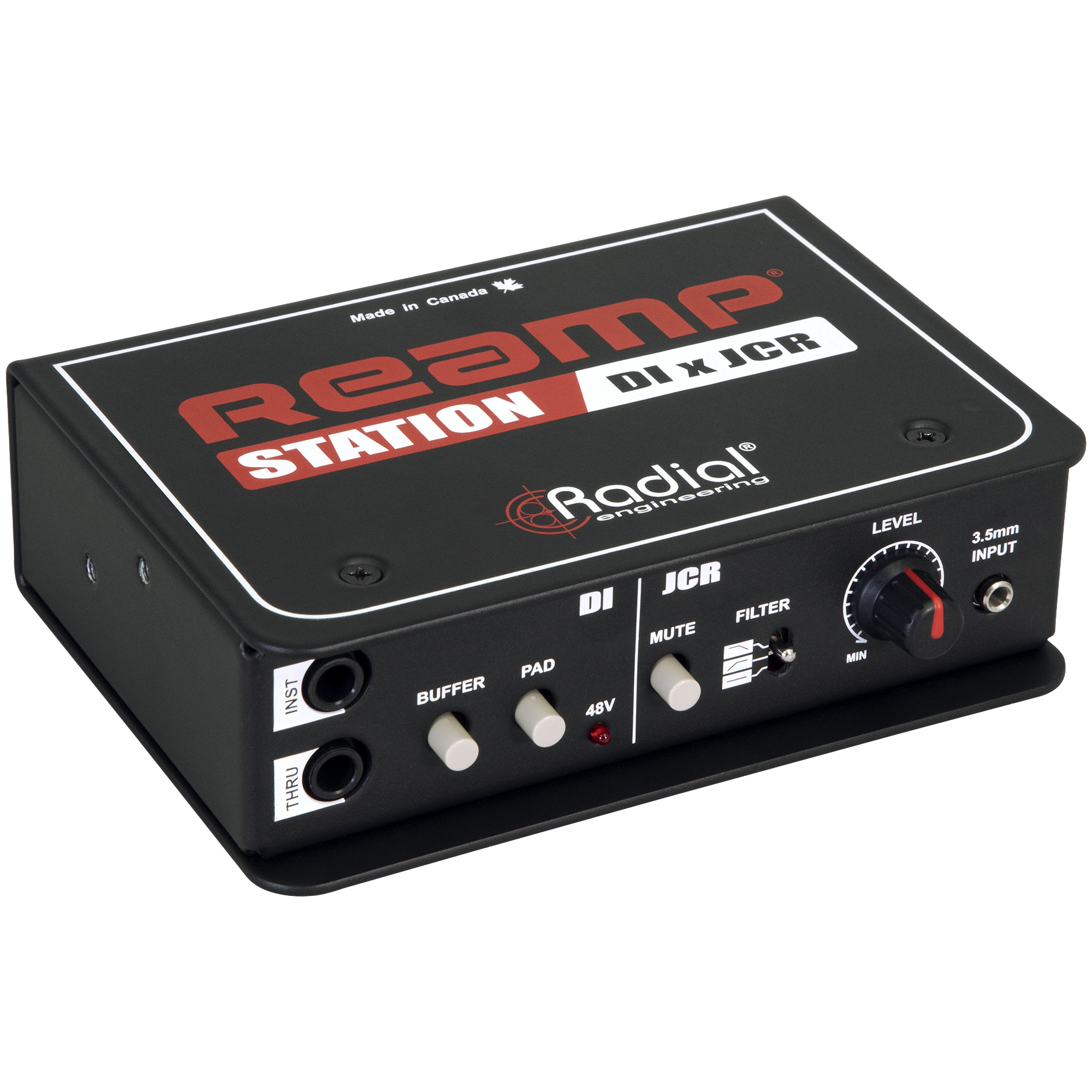 Radial Reamp Station Studio Reamper & Direct Box