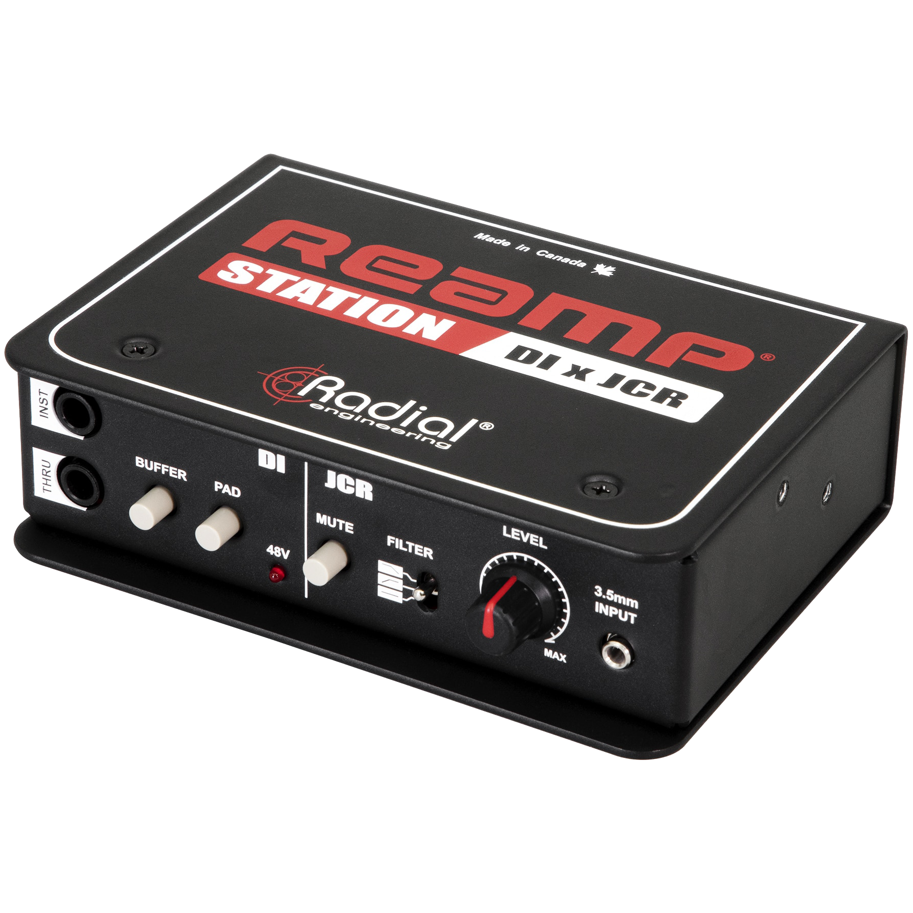 Radial Reamp Station Studio Reamper & Direct Box
