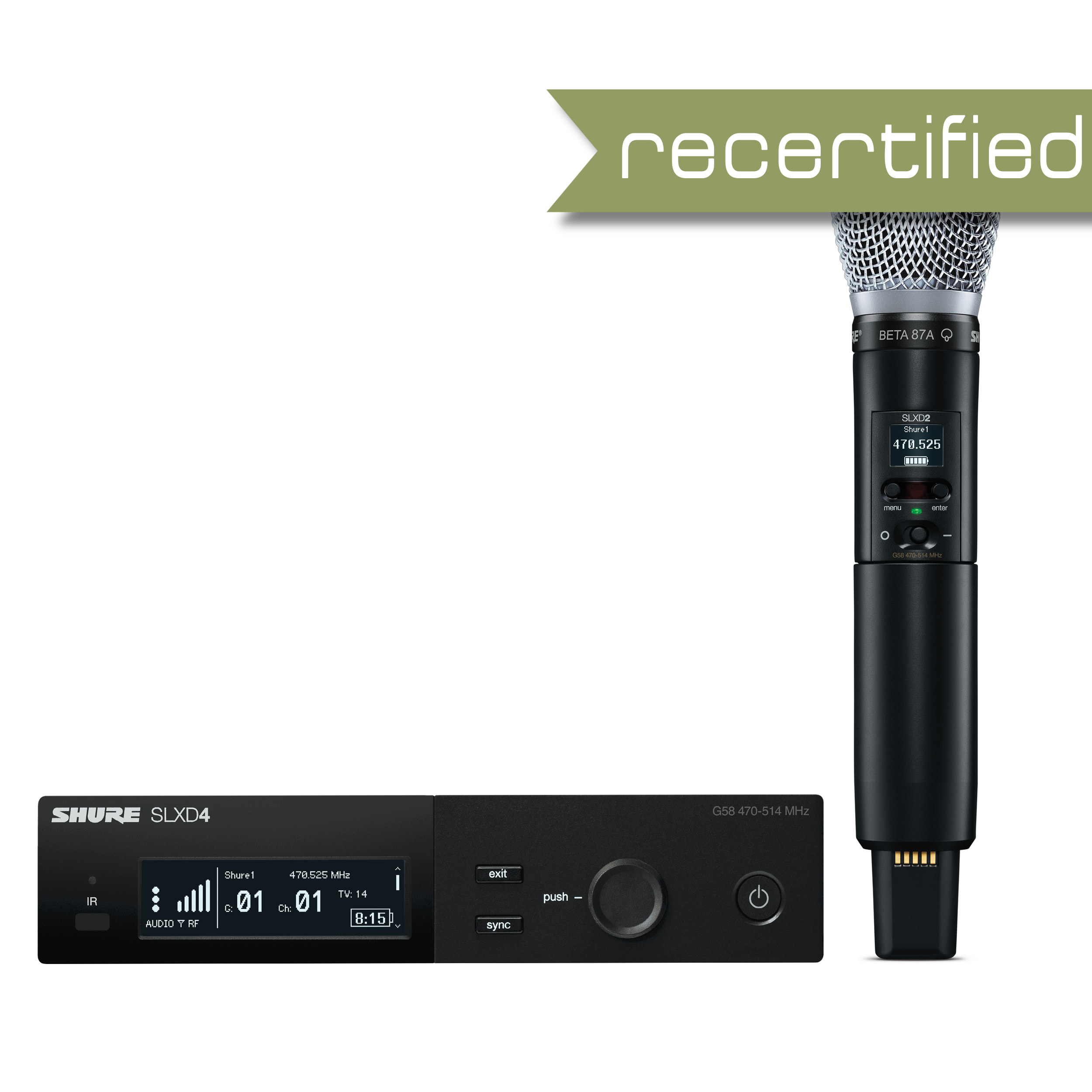 Shure SLXD24/B87A Wireless Handheld System