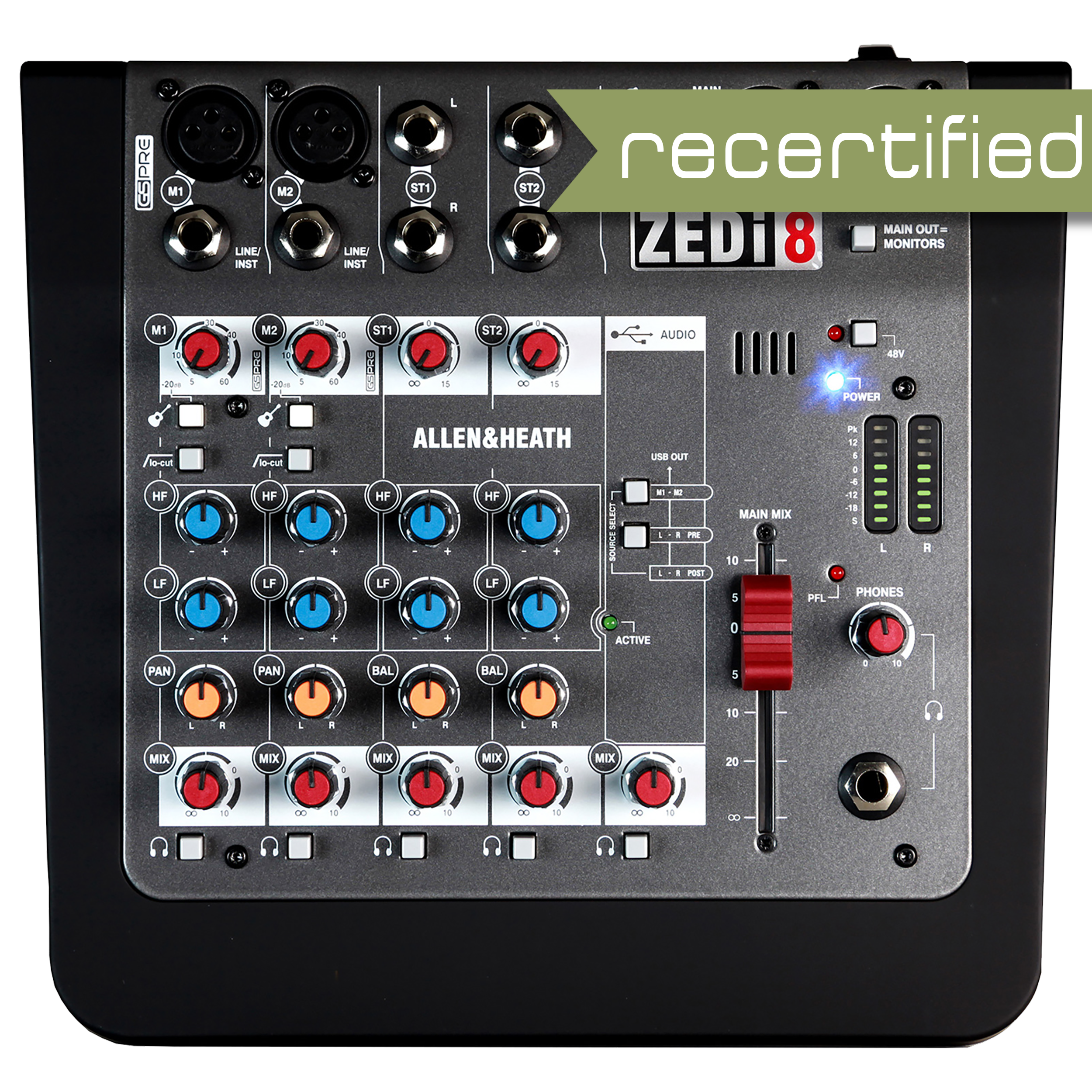 Allen & Heath ZEDi 8 Mixer