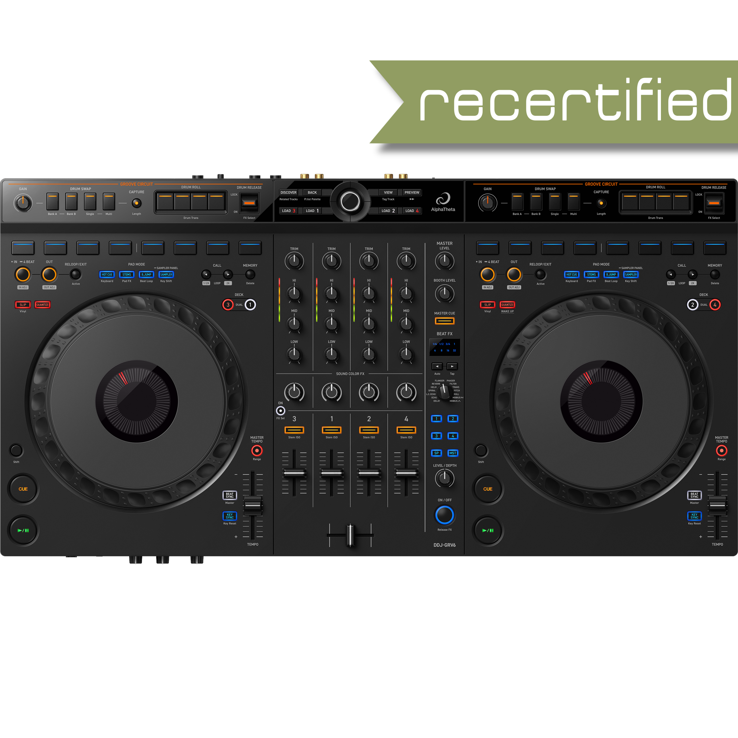 AlphaTheta DDJ-GRV6 Controller
