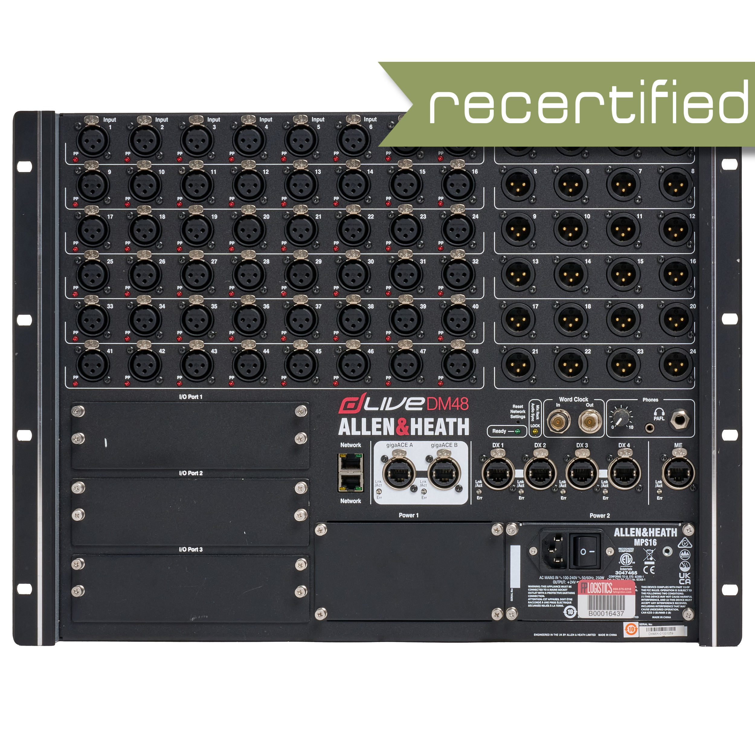 Allen & Heath dLive DM48 MixRack