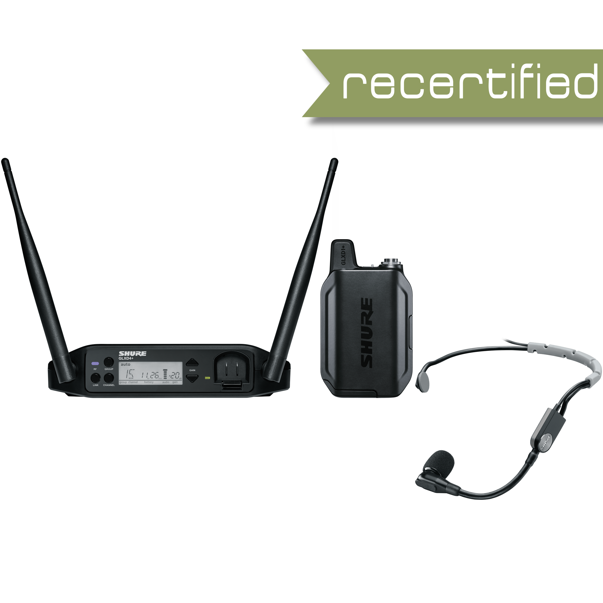 Shure GLXD14+/SM35 Wireless Headset Microphone System
