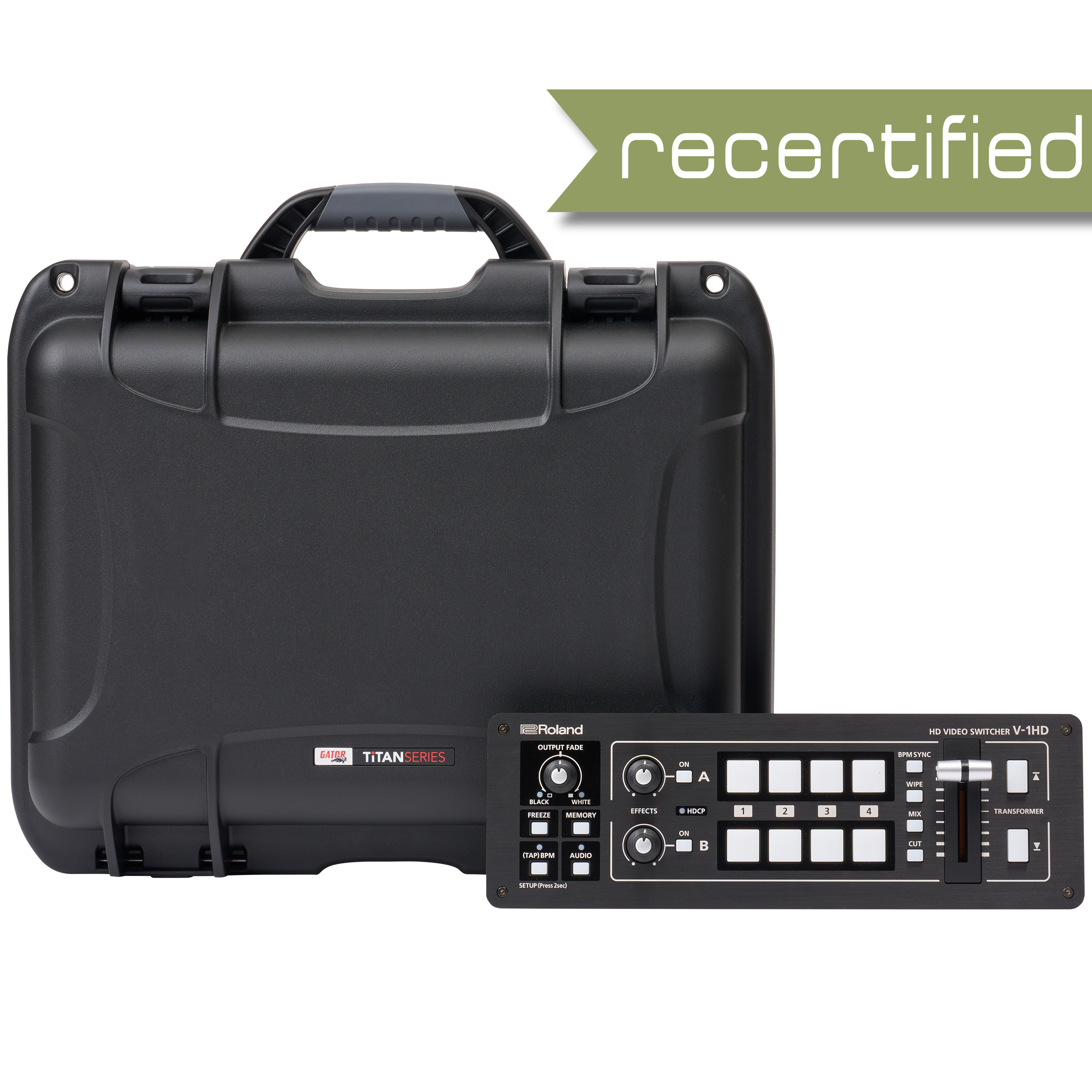 Roland V-1HD with Gator Titan Case