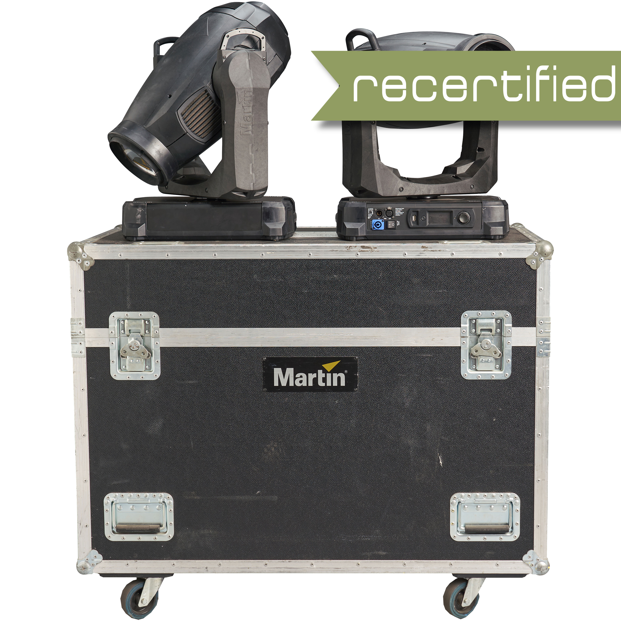 2x Martin MAC Viper Air FX Moving Head Package with Case
