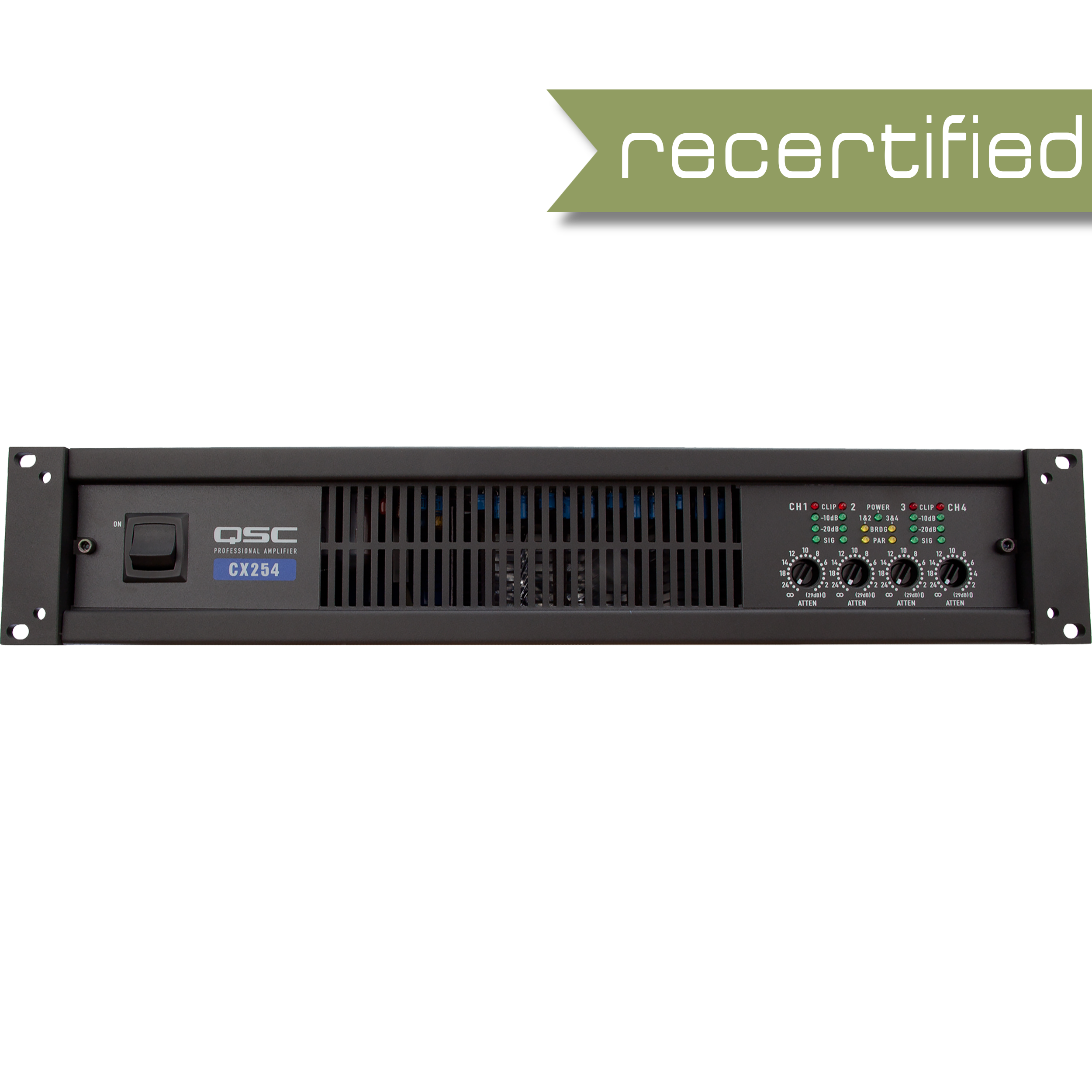 QSC CX254 Power Amplifier – avBYFP QSC CX254 Power Amplifier – avBYFP