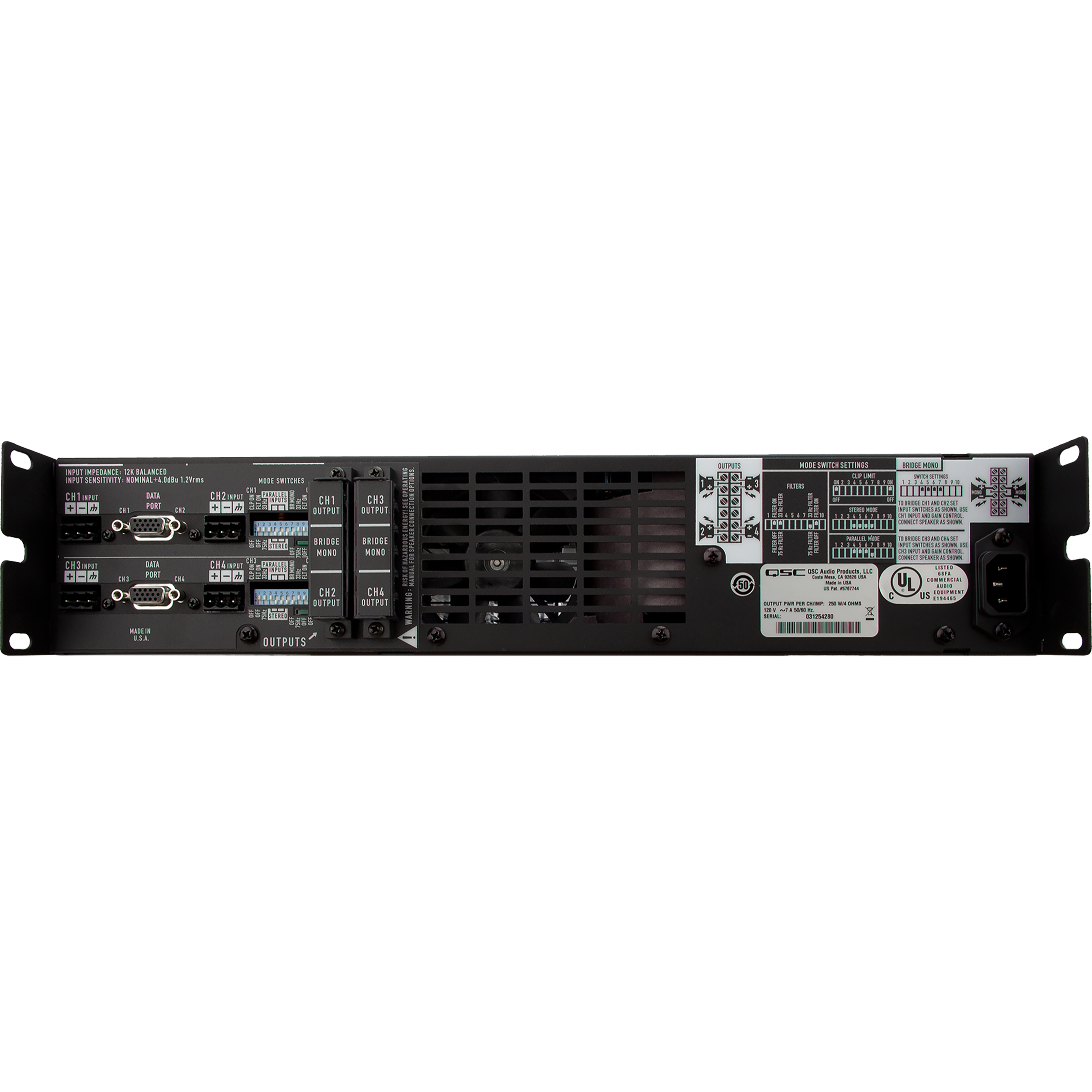 QSC CX254 Power Amplifier