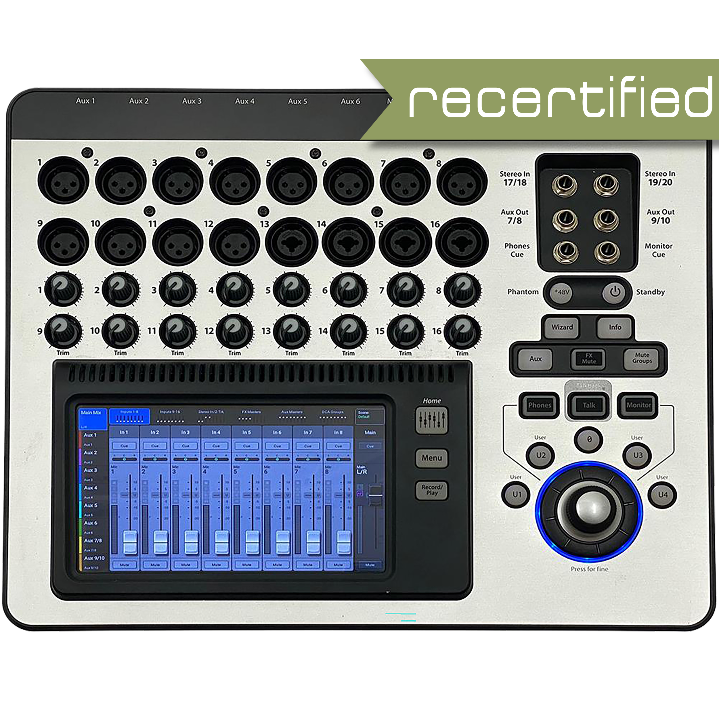 QSC TouchMix-16 22-Channel Compact Digital Mixer