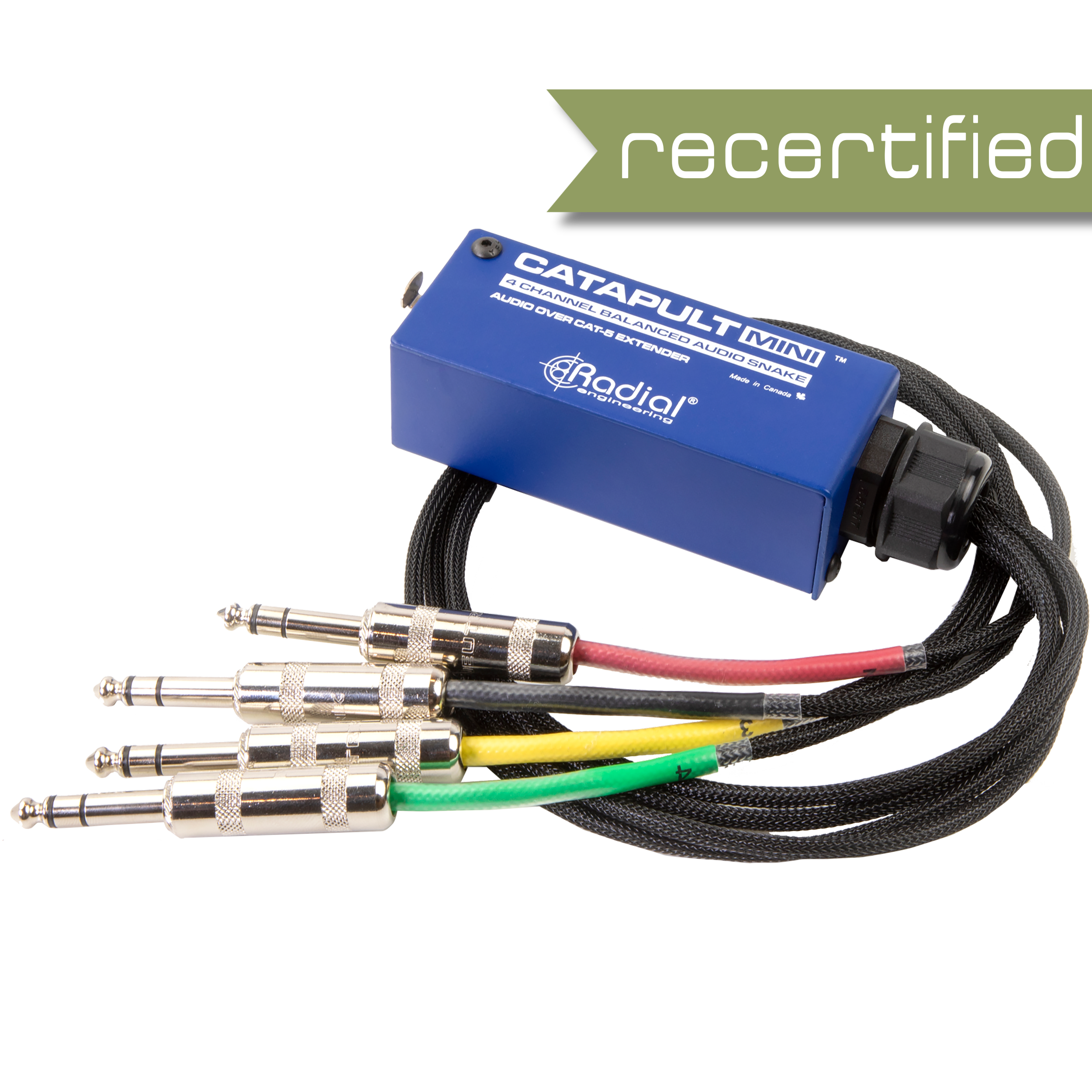 Radial Catapult MINI TRS 4-Channel Cat 5 Audio Snake