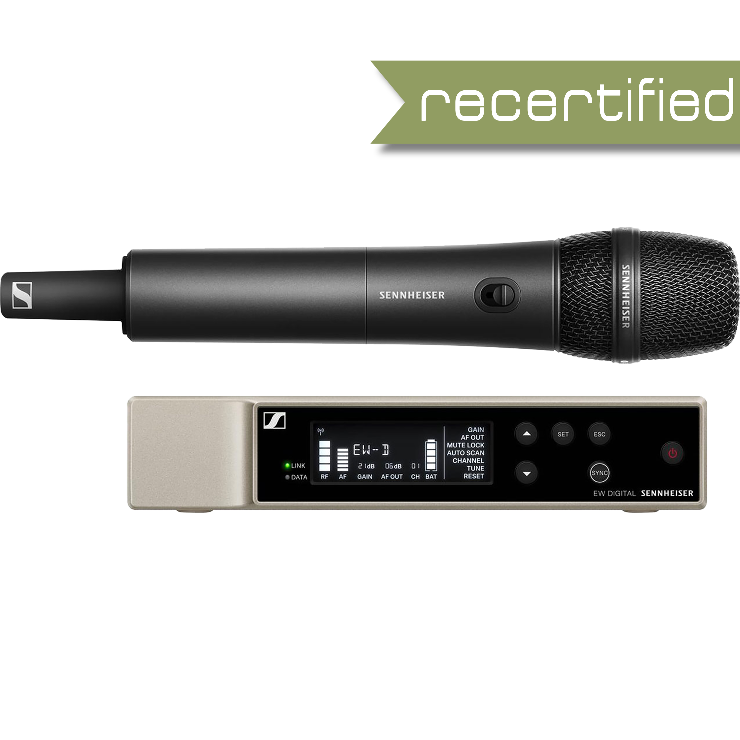 Sennheiser Evolution Digital Wireless Handheld System with e835S Microphone