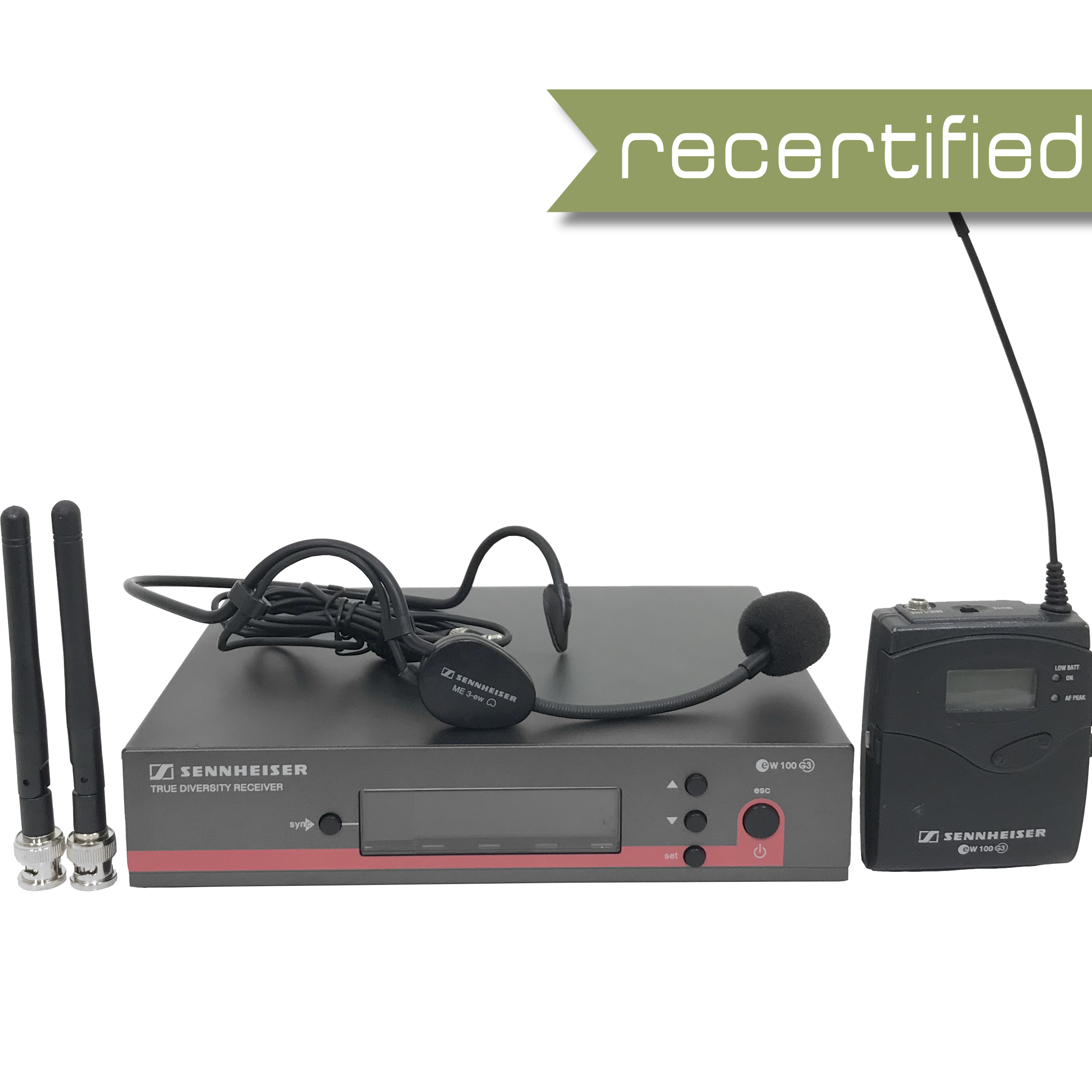 Sennheiser EW 152 G3 Wireless Headset Microphone System with ME3