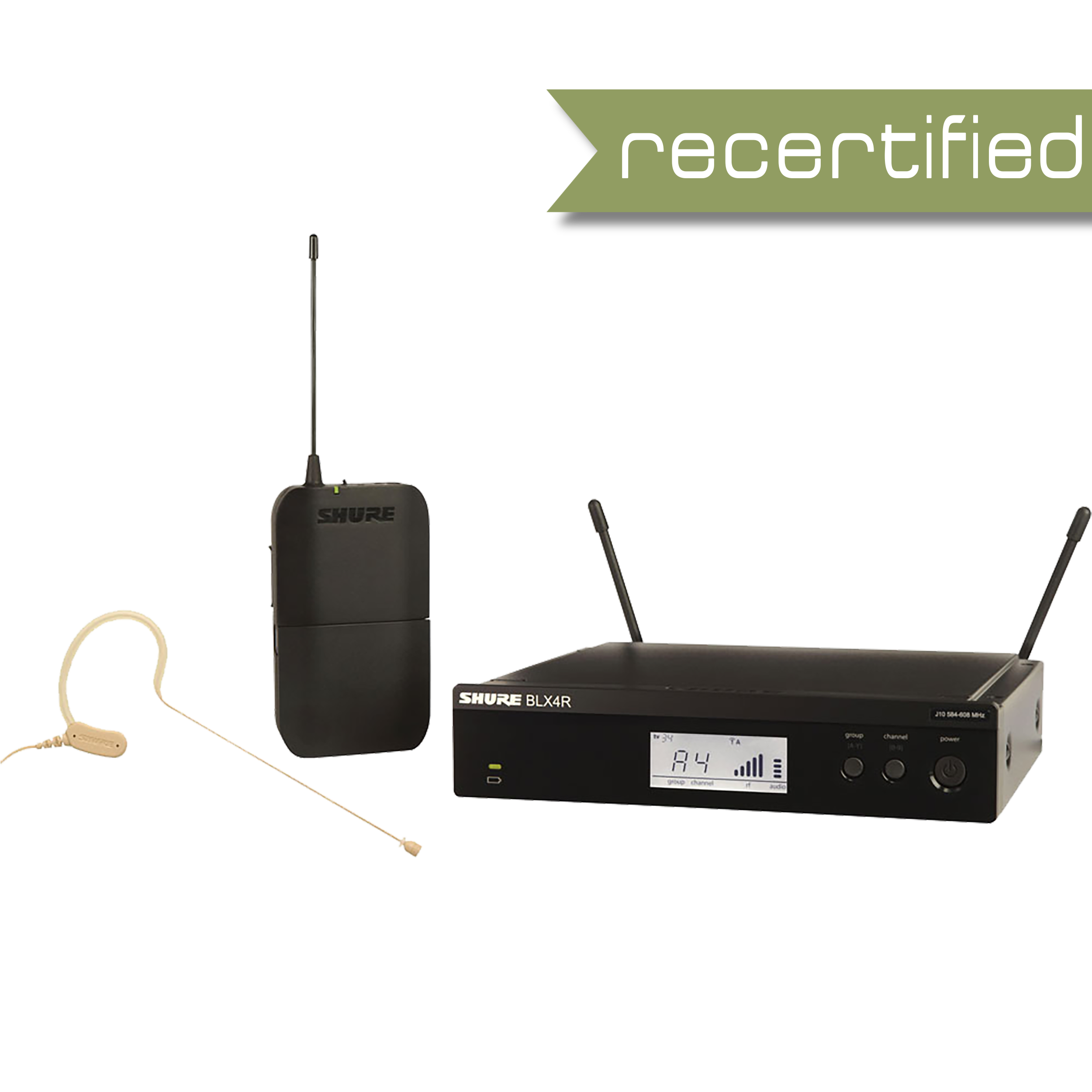 Shure BLX14R/MX53 Headworn Wireless System