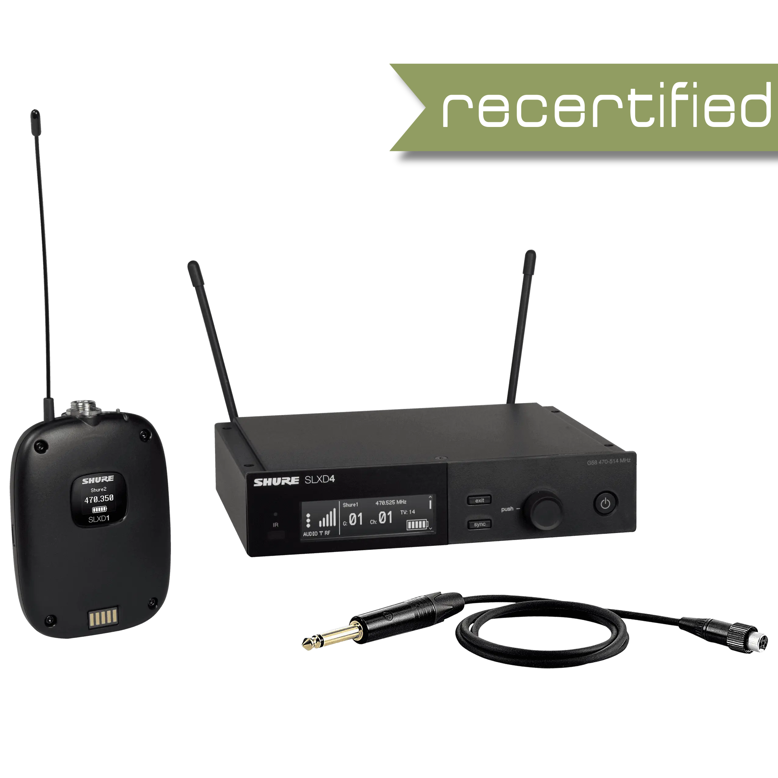 Shure SLXD14-G58 Wireless Guitar System