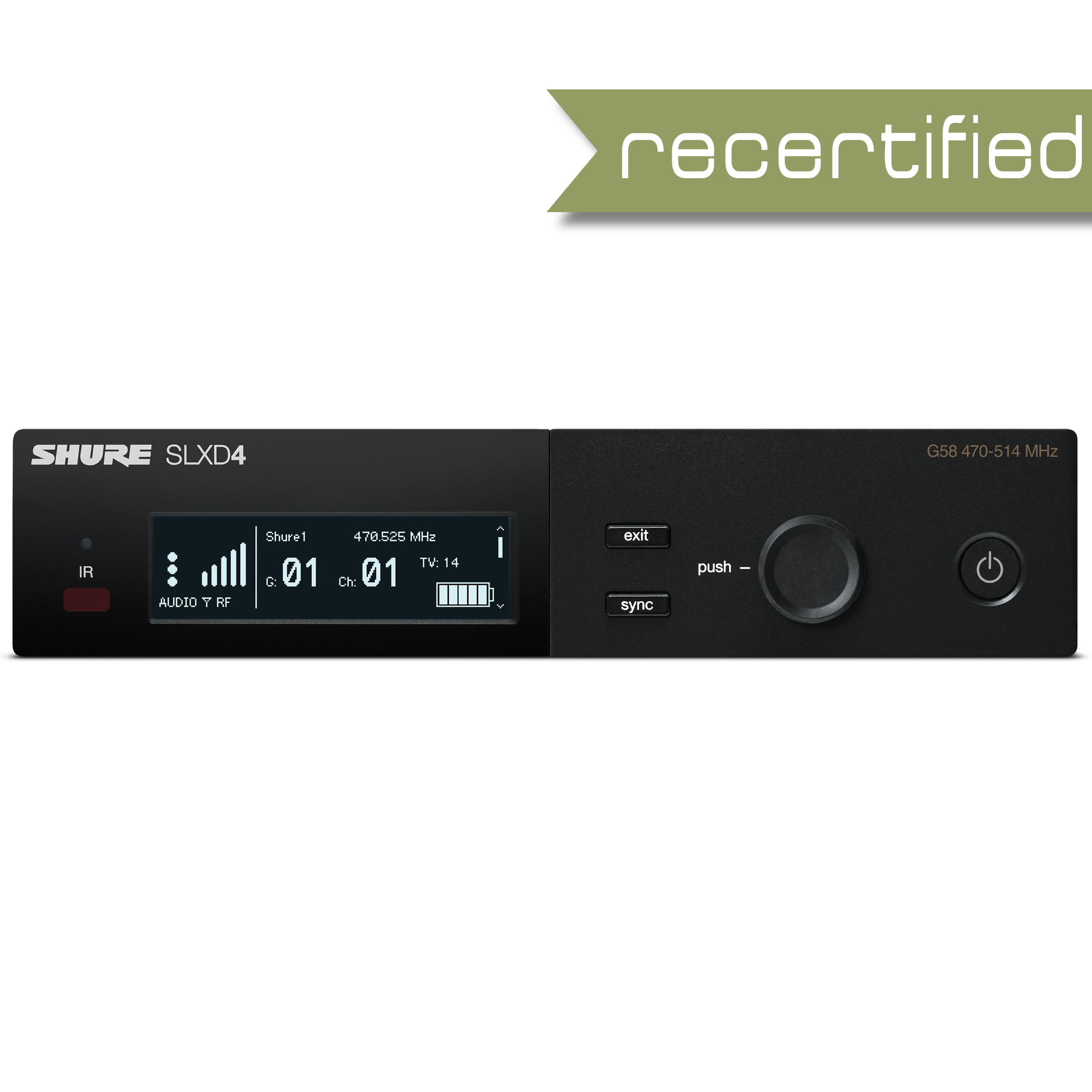 Shure SLXD Single Wireless Receiver