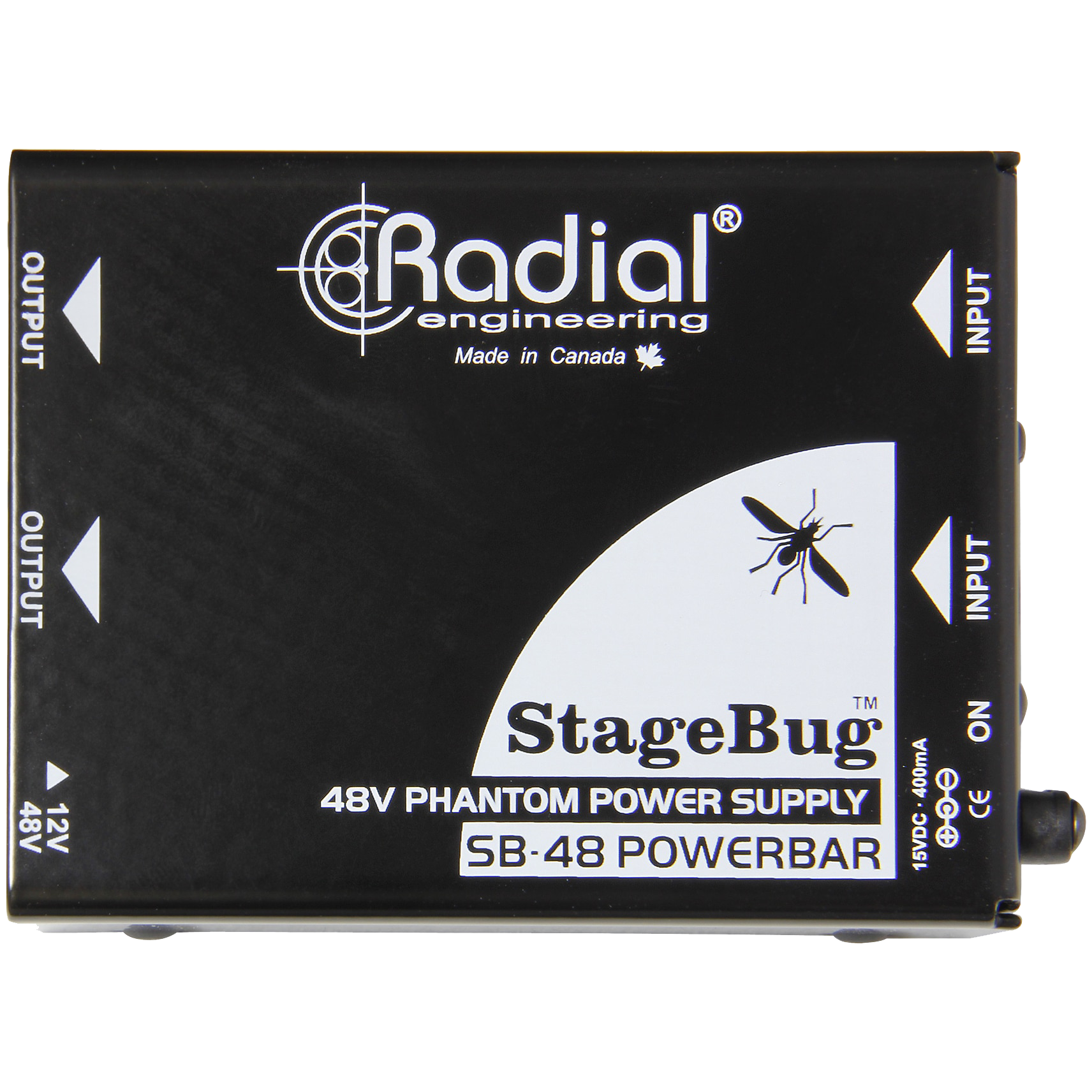 Radial StageBug SB-48 Phantom Power Supply