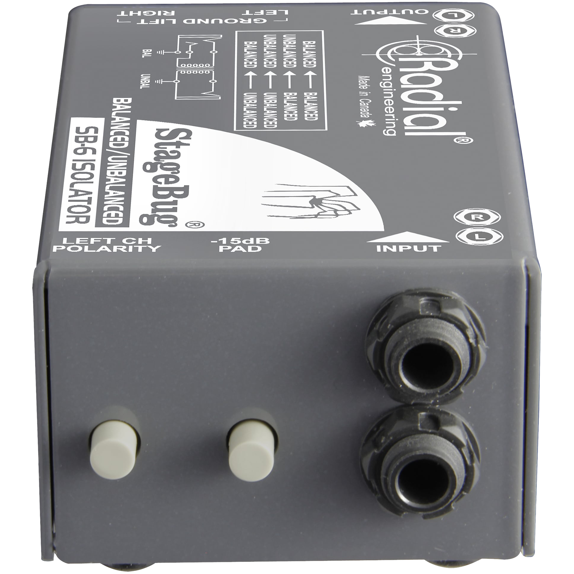 Radial StageBug SB-6 Stereo Isolator
