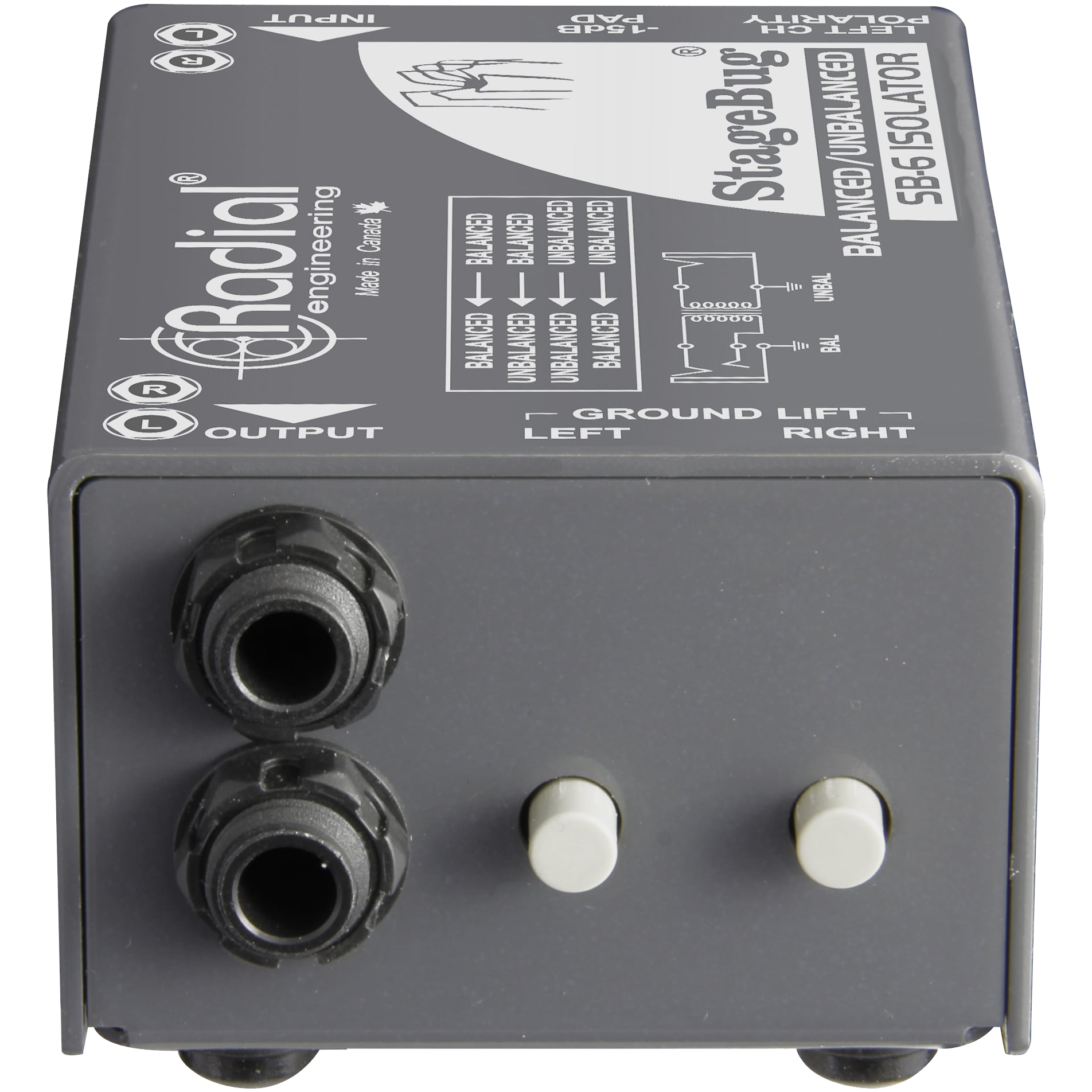 Radial StageBug SB-6 Stereo Isolator