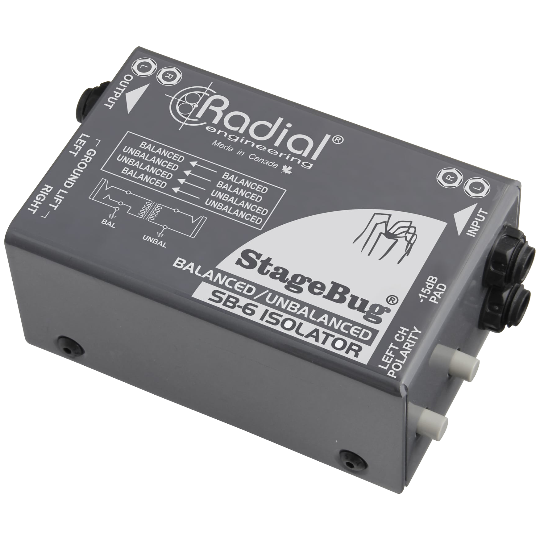 Radial StageBug SB-6 Stereo Isolator