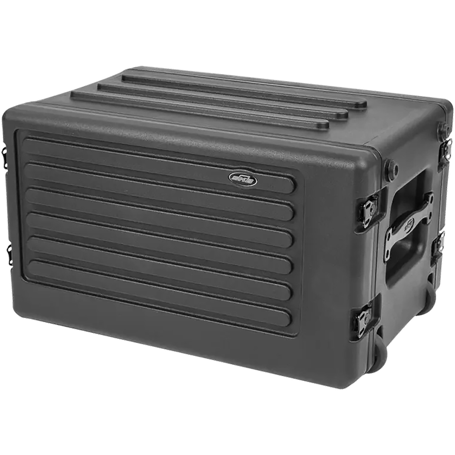 SKB 1SKB-R6SW 6U Shallow Roto Rack w/ Wheels and Handle