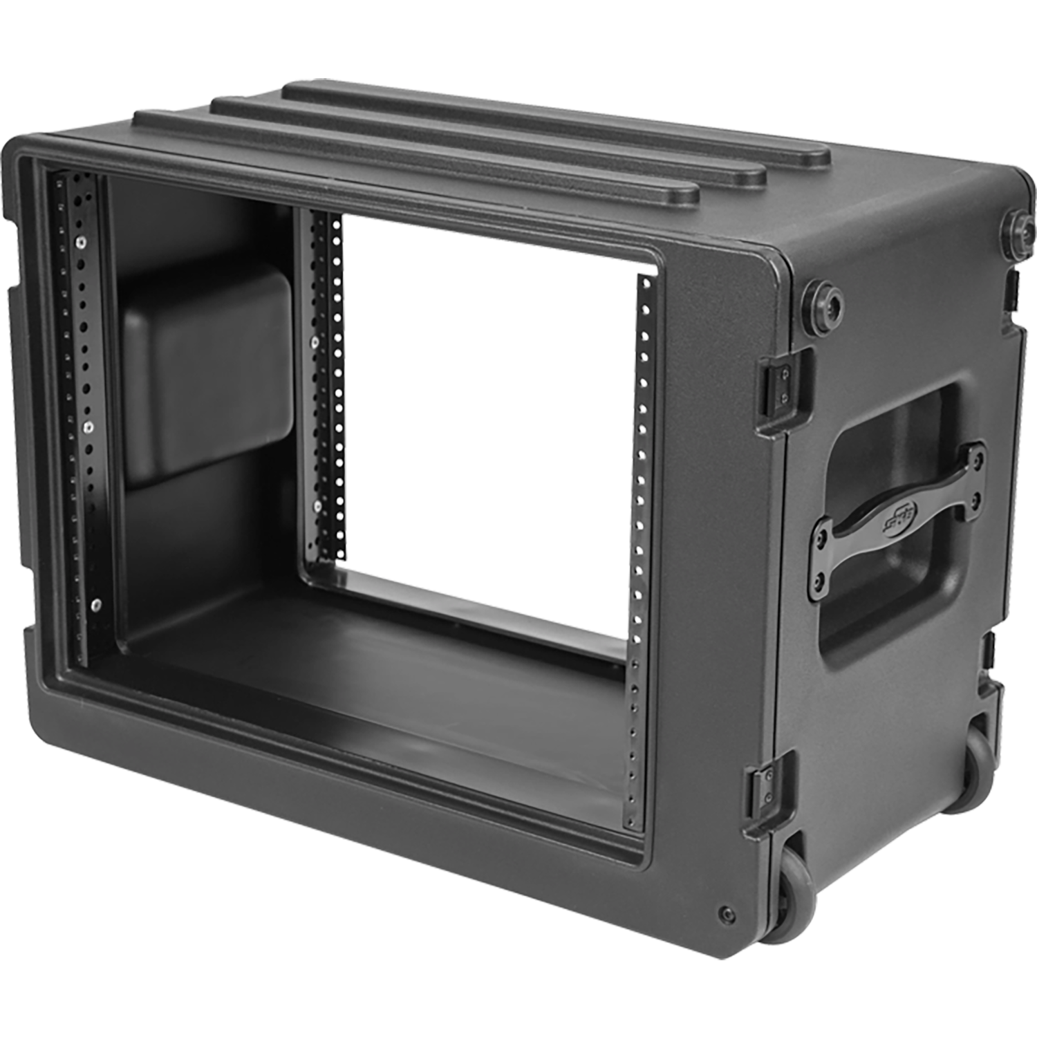 SKB 1SKB-R8SW 8U Shallow Roto Rack w/ Wheels and Handle
